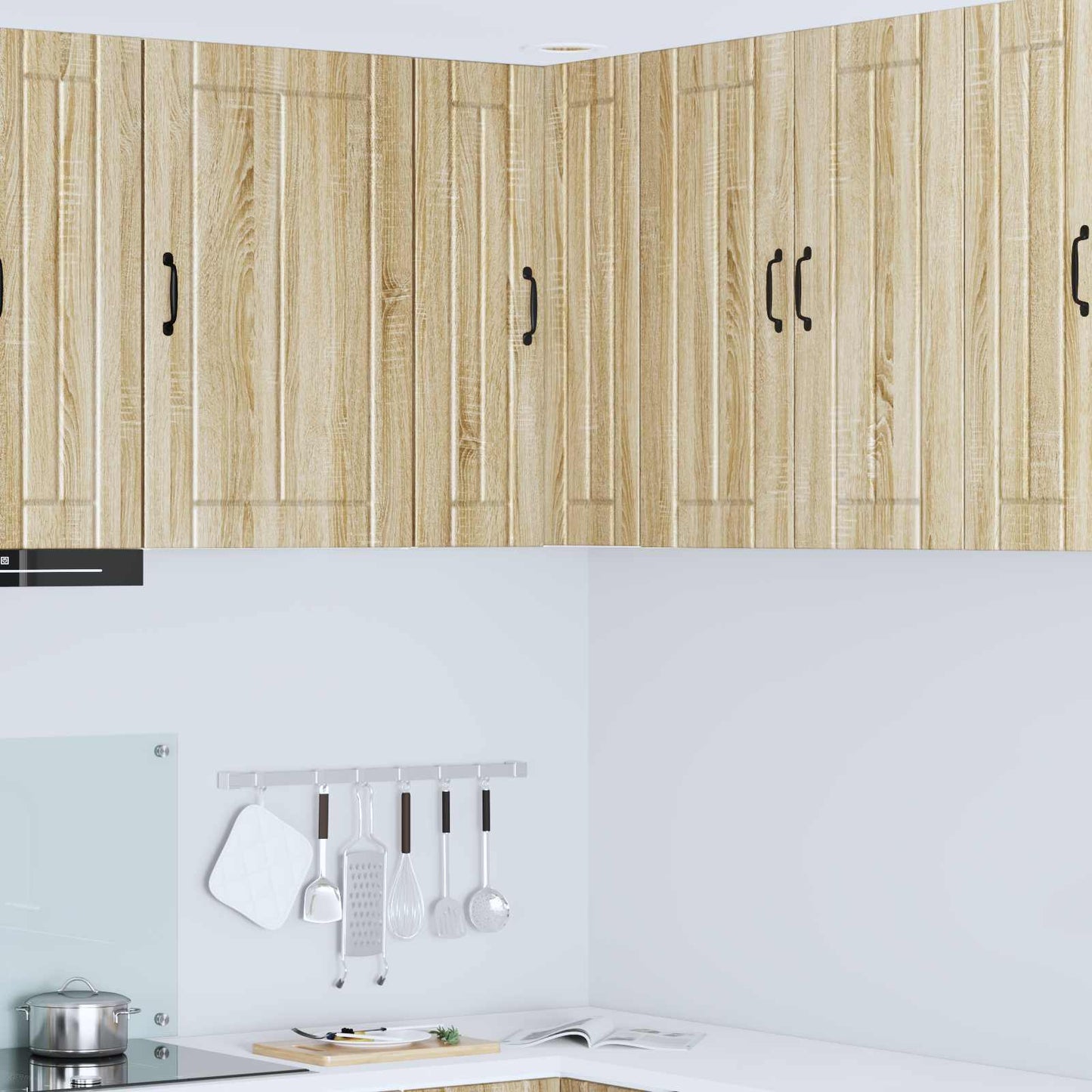 Wand-Eckschrank LUCCA Sonoma-Eiche 57 x 57 x 80 cm
