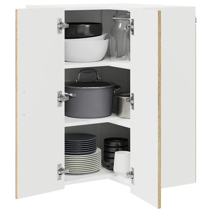 Wand-Eckschrank LUCCA Sonoma-Eiche 57 x 57 x 80 cm