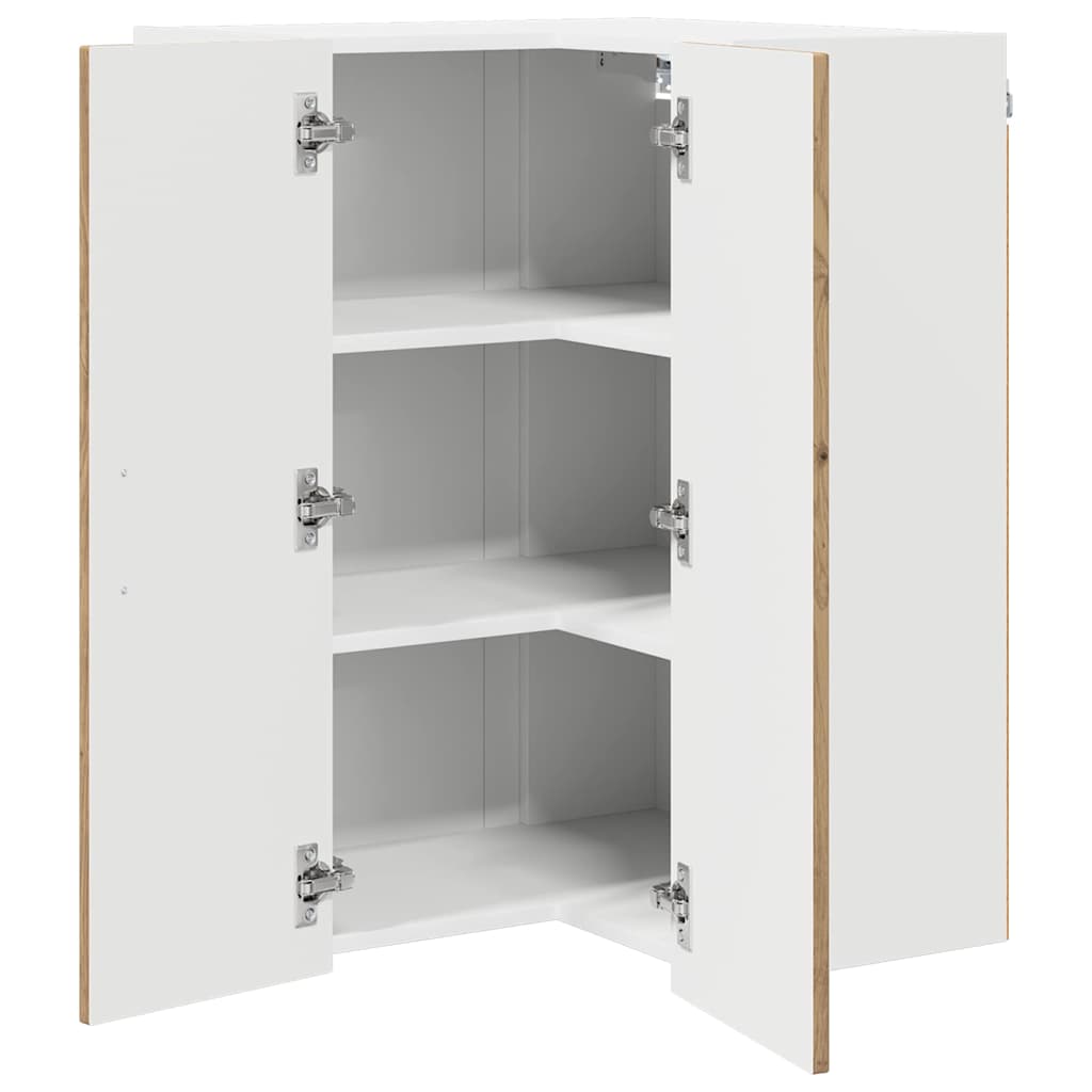 Wand-Eckschrank LUCCA Artisan-Eiche 57 x 57 x 80 cm
