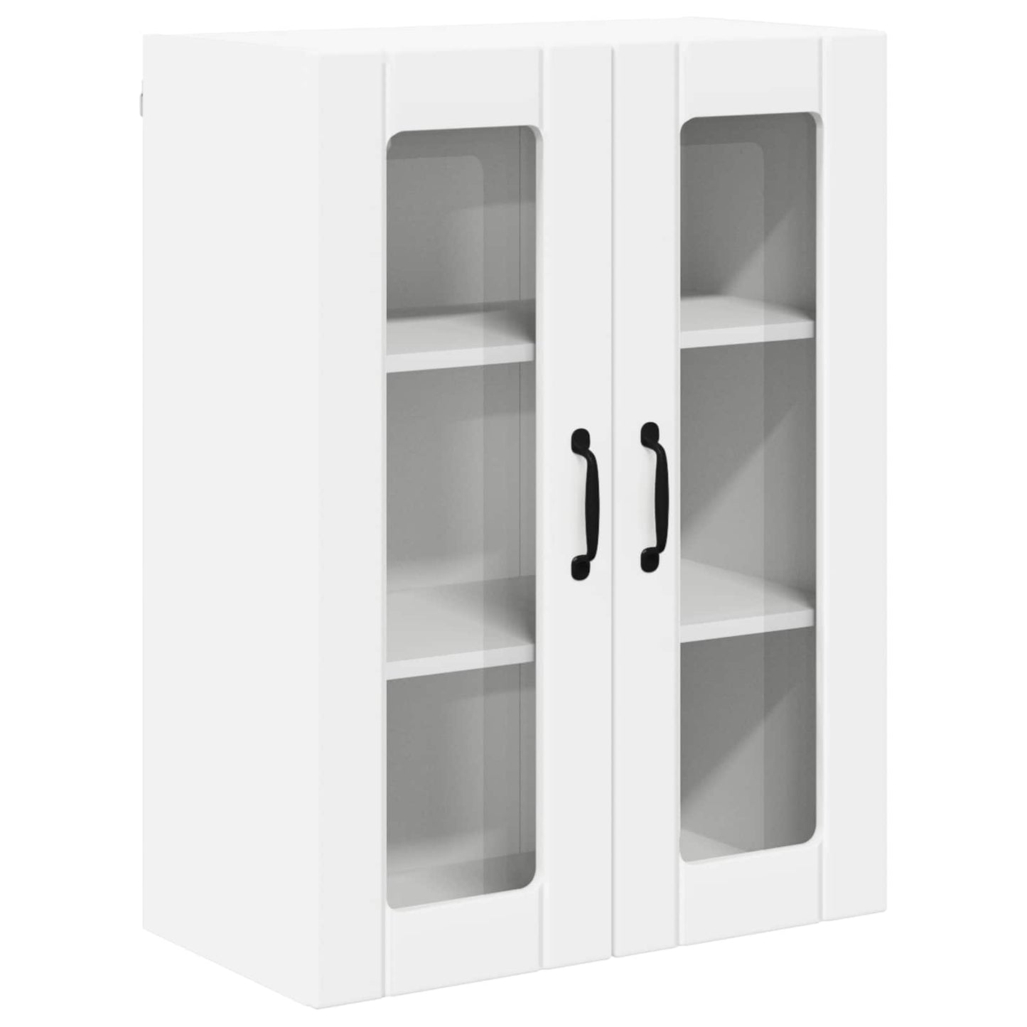 Wandglas-Schrank LUCCA Weiß 60 x 31 x 80 cm Holzwerkstoff