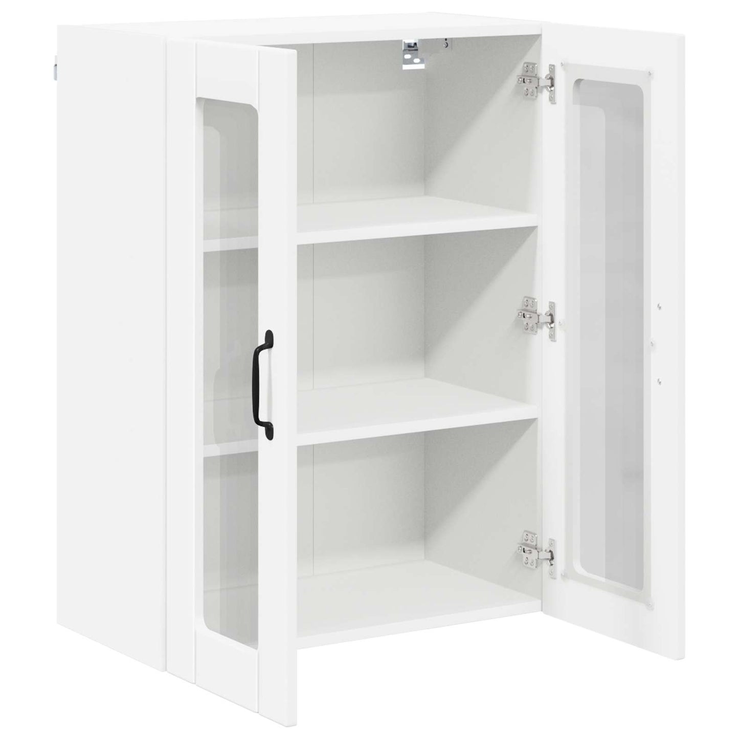 Wandglas-Schrank LUCCA Weiß 60 x 31 x 80 cm Holzwerkstoff