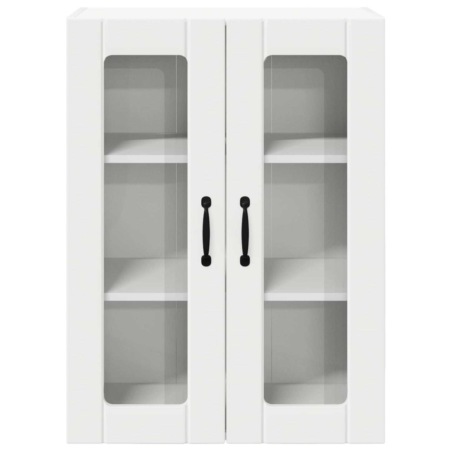 Wandglas-Schrank LUCCA Weiß 60 x 31 x 80 cm Holzwerkstoff