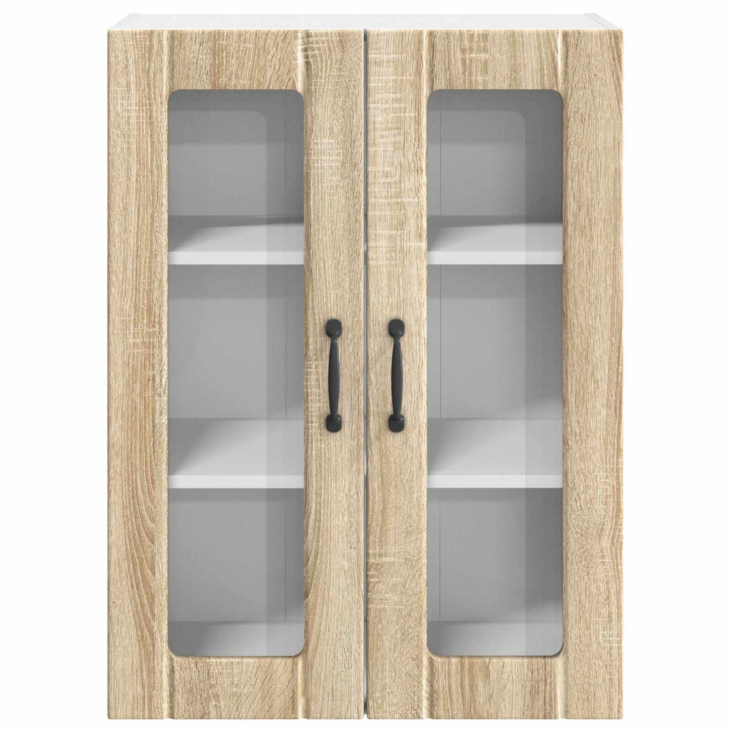 Wandglas-Schrank LUCCA Sonoma-Eiche 60 x 31 x 80 cm