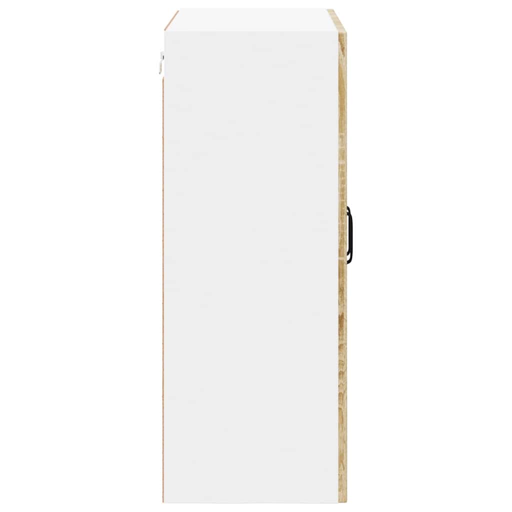 Wandglas-Schrank LUCCA Sonoma-Eiche 60 x 31 x 80 cm
