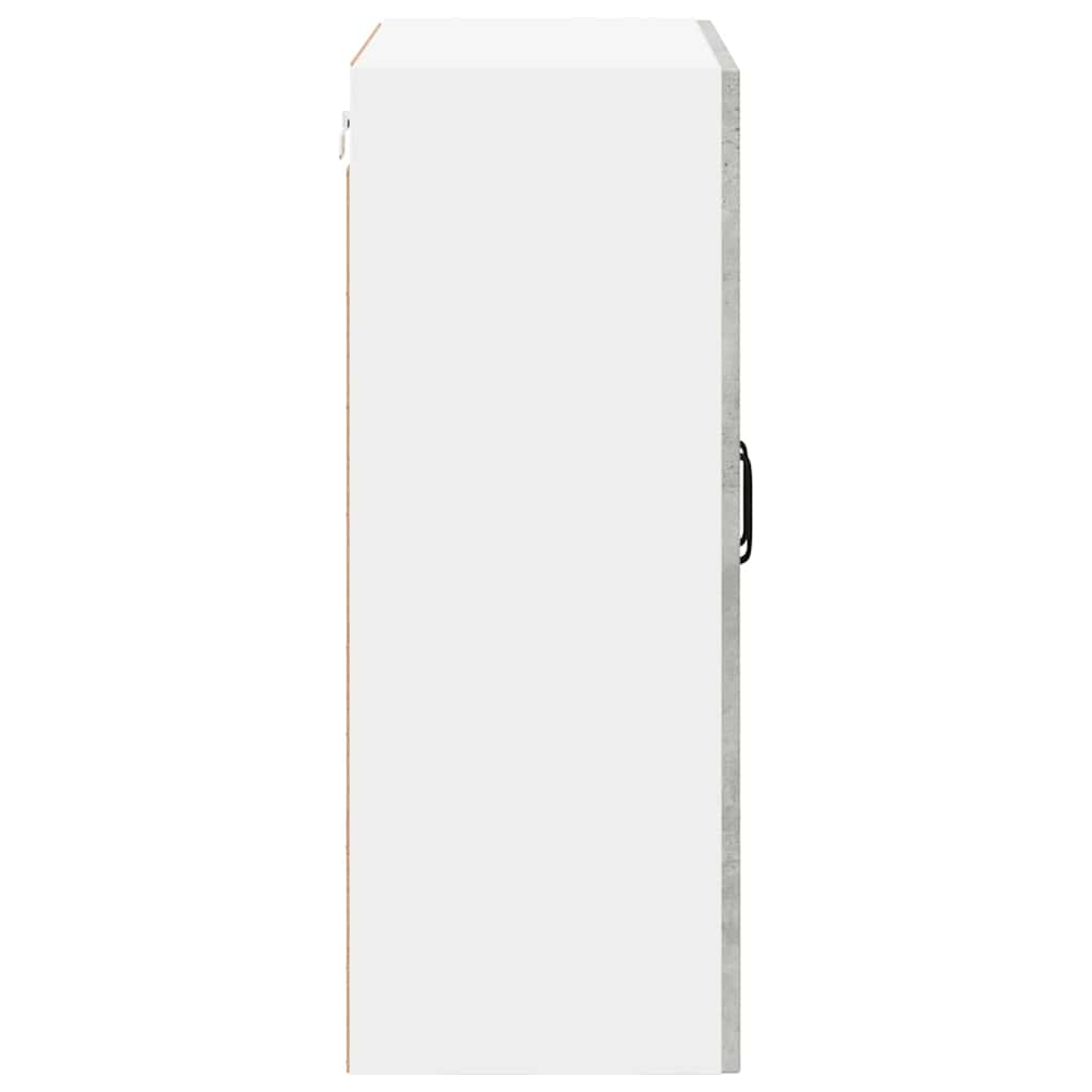 Wandglas-Schrank LUCCA Betongrau 60 x 31 x 80 cm Holzwerkstoff
