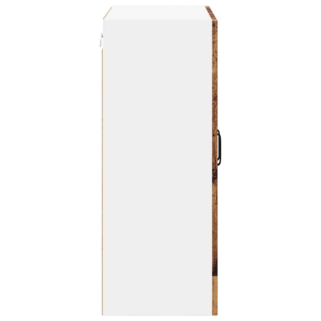 Wandglas-Schrank LUCCA Altholz 60 x 31 x 80 cm Holzwerkstoff