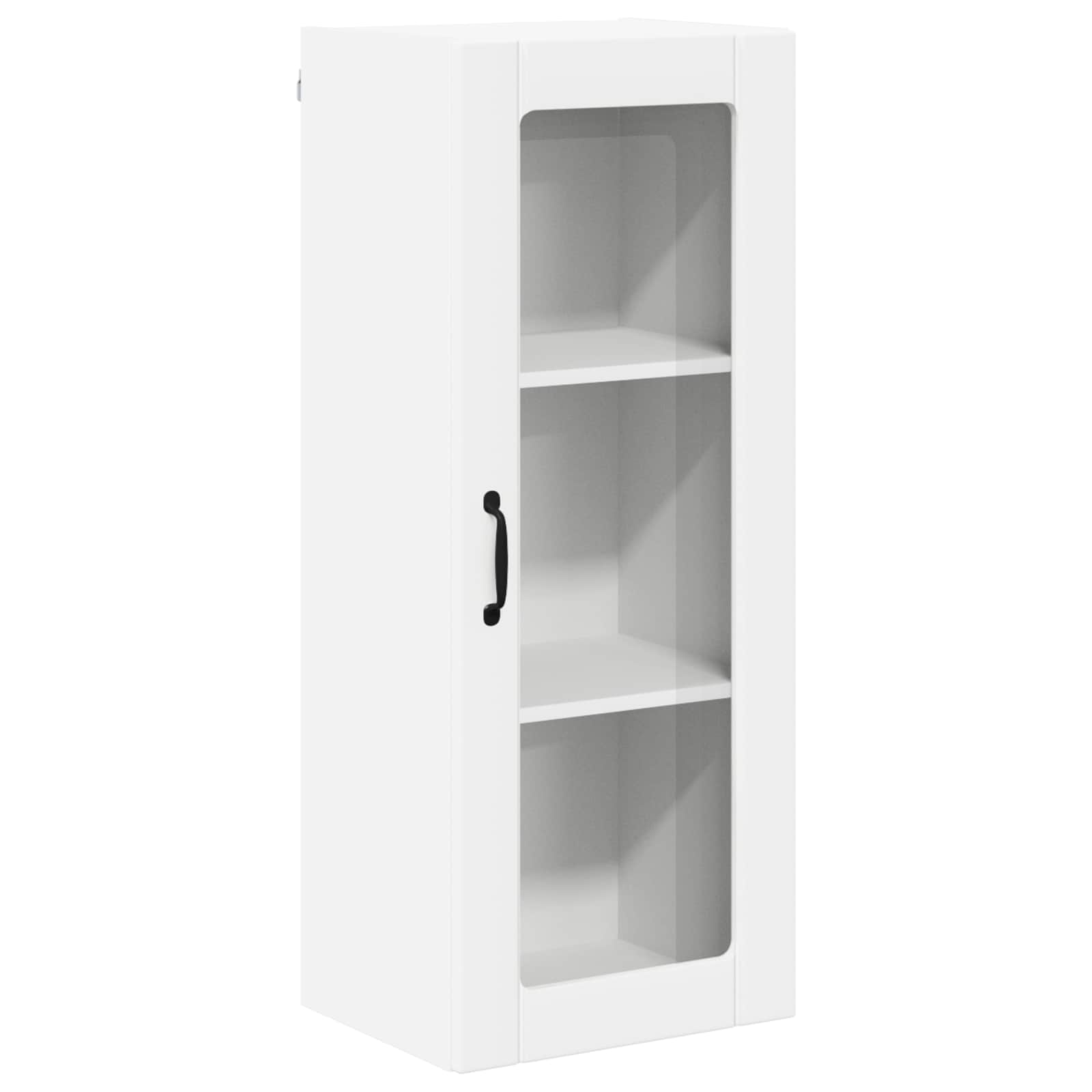Wandglas-Schrank LUCCA Weiß 40 x 31 x 100 cm Holzwerkstoff