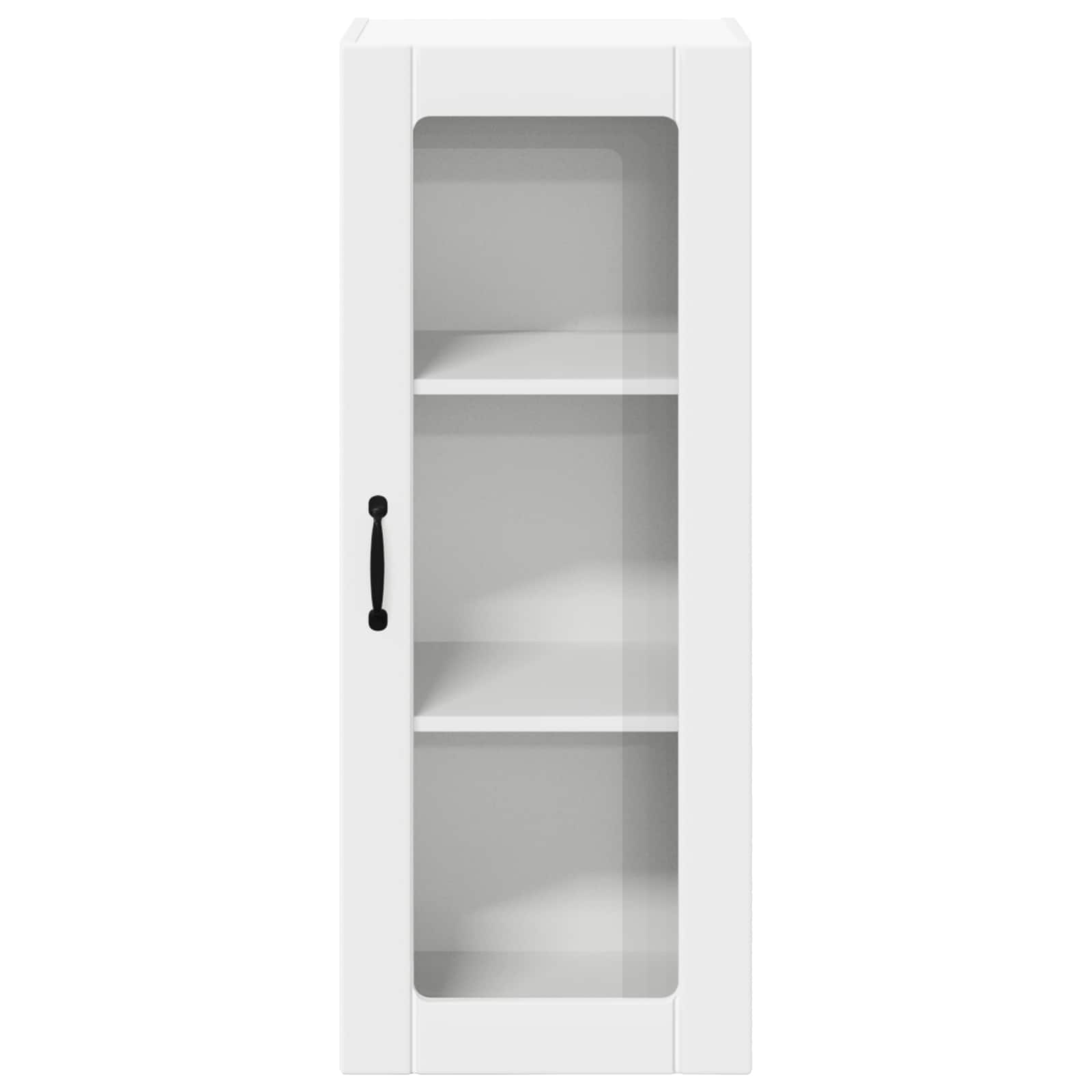 Wandglas-Schrank LUCCA Weiß 40 x 31 x 100 cm Holzwerkstoff