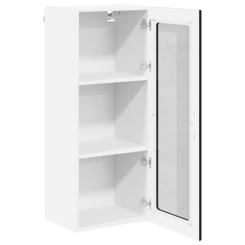 Wandglas-Schrank LUCCA Schwarz 40 x 31 x 100 cm Holzwerkstoff
