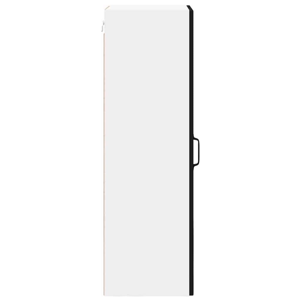 Wandglas-Schrank LUCCA Schwarz 40 x 31 x 100 cm Holzwerkstoff
