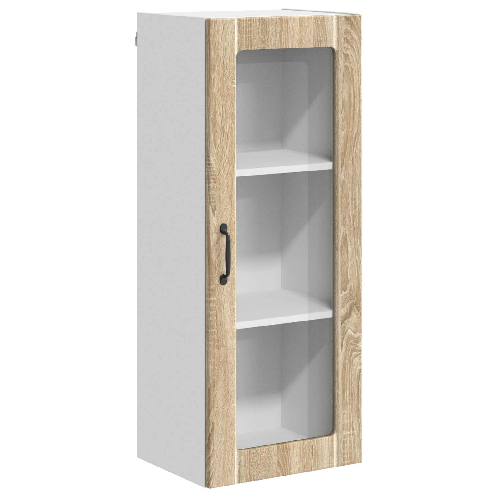 Wandglas-Schrank LUCCA Sonoma-Eiche 40 x 31 x 100 cm