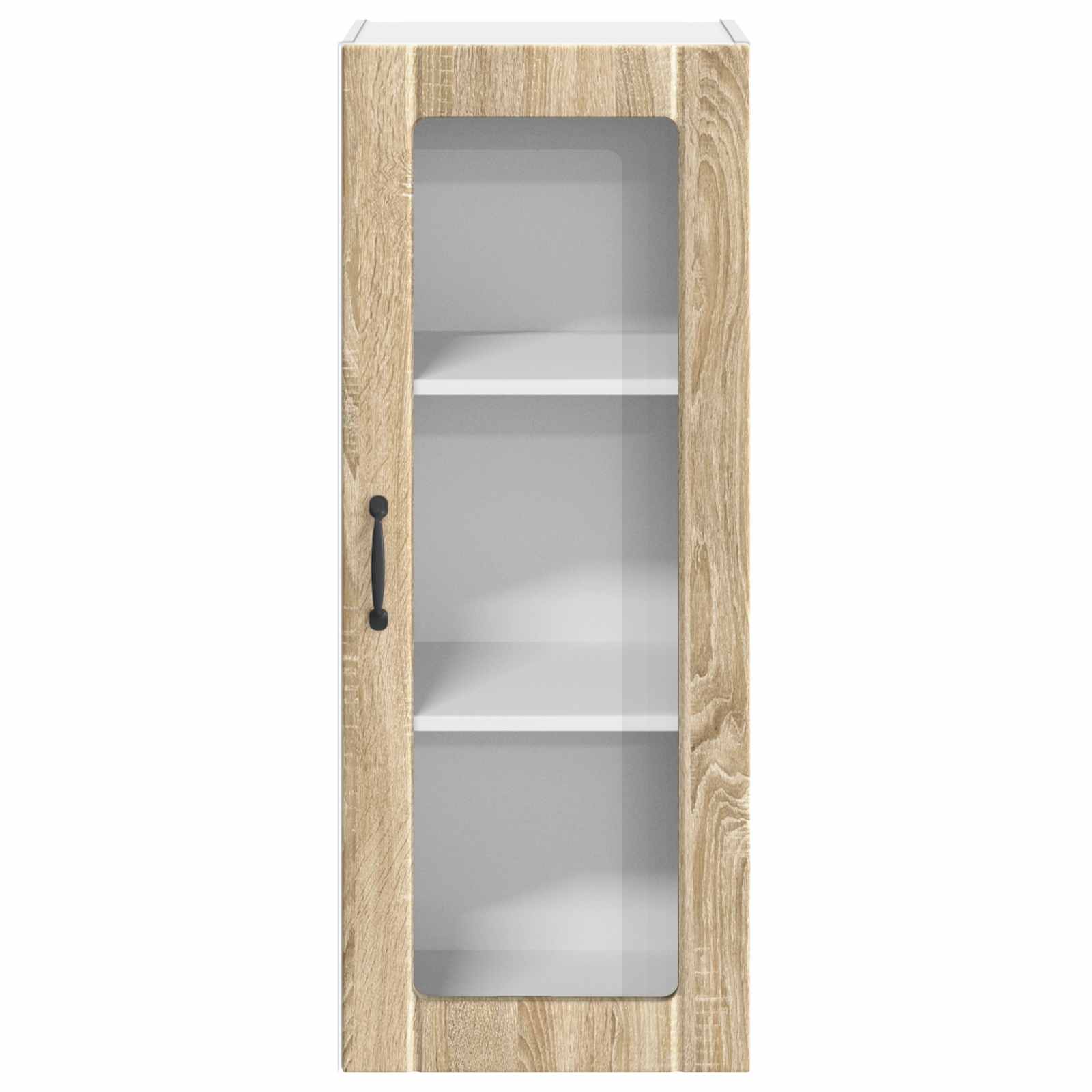 Wandglas-Schrank LUCCA Sonoma-Eiche 40 x 31 x 100 cm