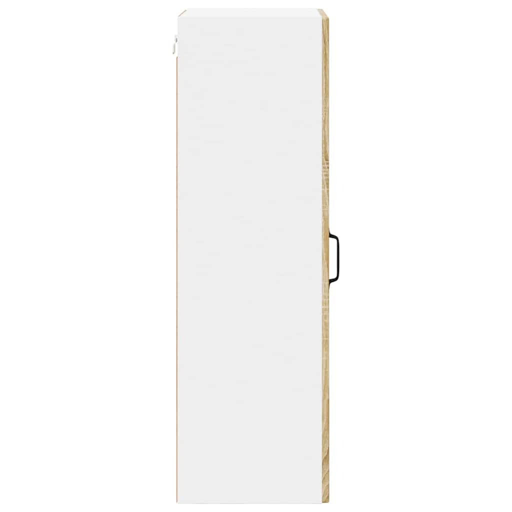 Wandglas-Schrank LUCCA Sonoma-Eiche 40 x 31 x 100 cm