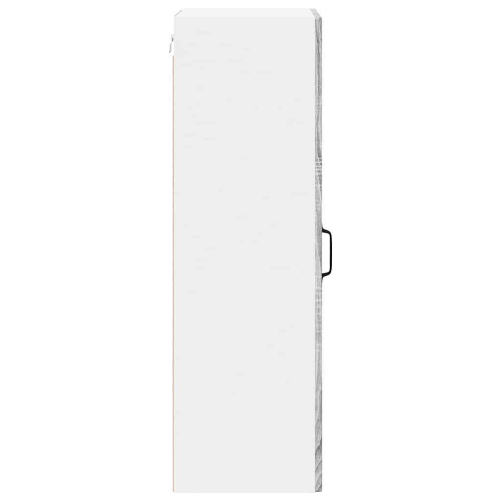 Wandglas-Schrank LUCCA Graues Sonoma 40 x 31 x 100 cm