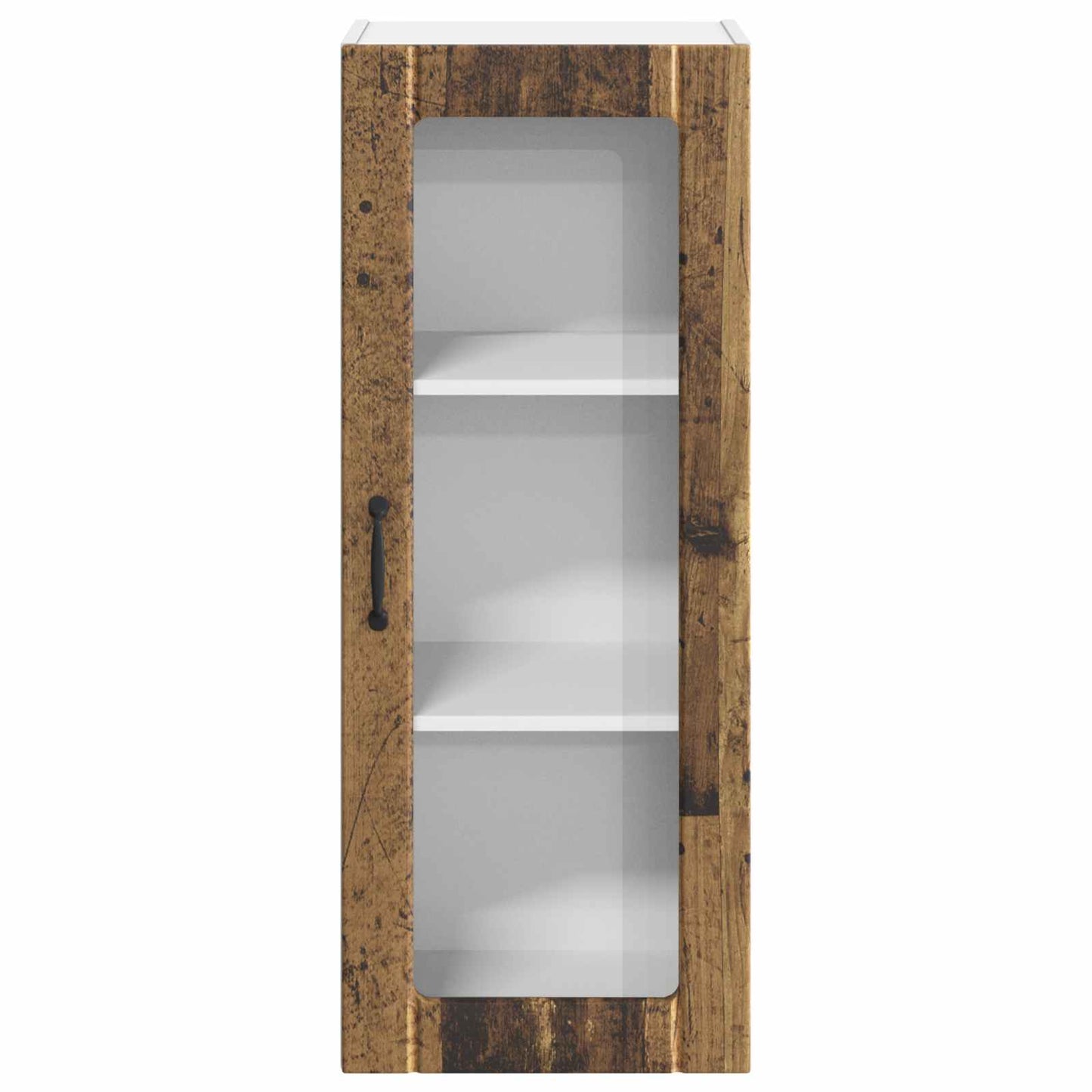 Wandglas-Schrank LUCCA Altholz 40 x 31 x 100 cm Holzwerkstoff