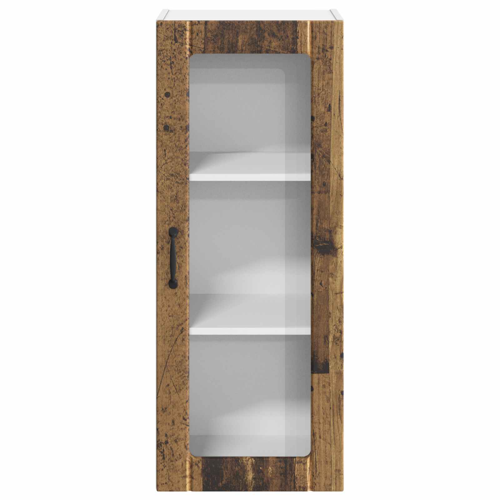 Wandglas-Schrank LUCCA Altholz 40 x 31 x 100 cm Holzwerkstoff