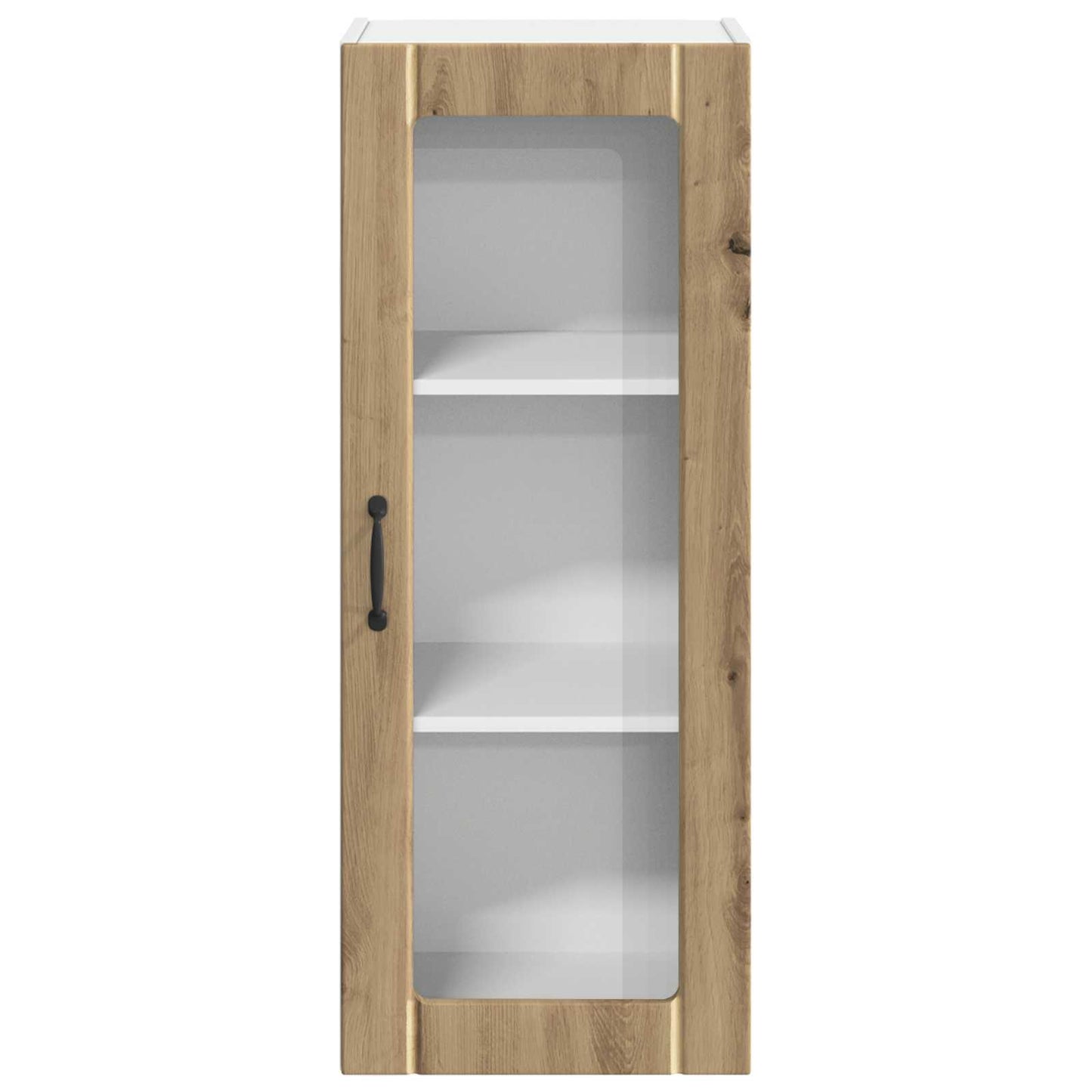 Wandglas-Schrank LUCCA Artisan-Eiche 40 x 31 x 100 cm