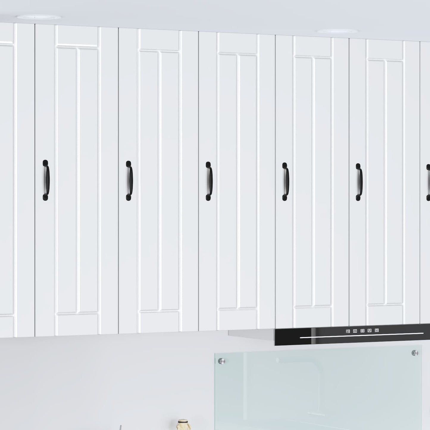 Wandschrank LUCCA Weiß 30 x 31 x 100 cm Holzwerkstoff