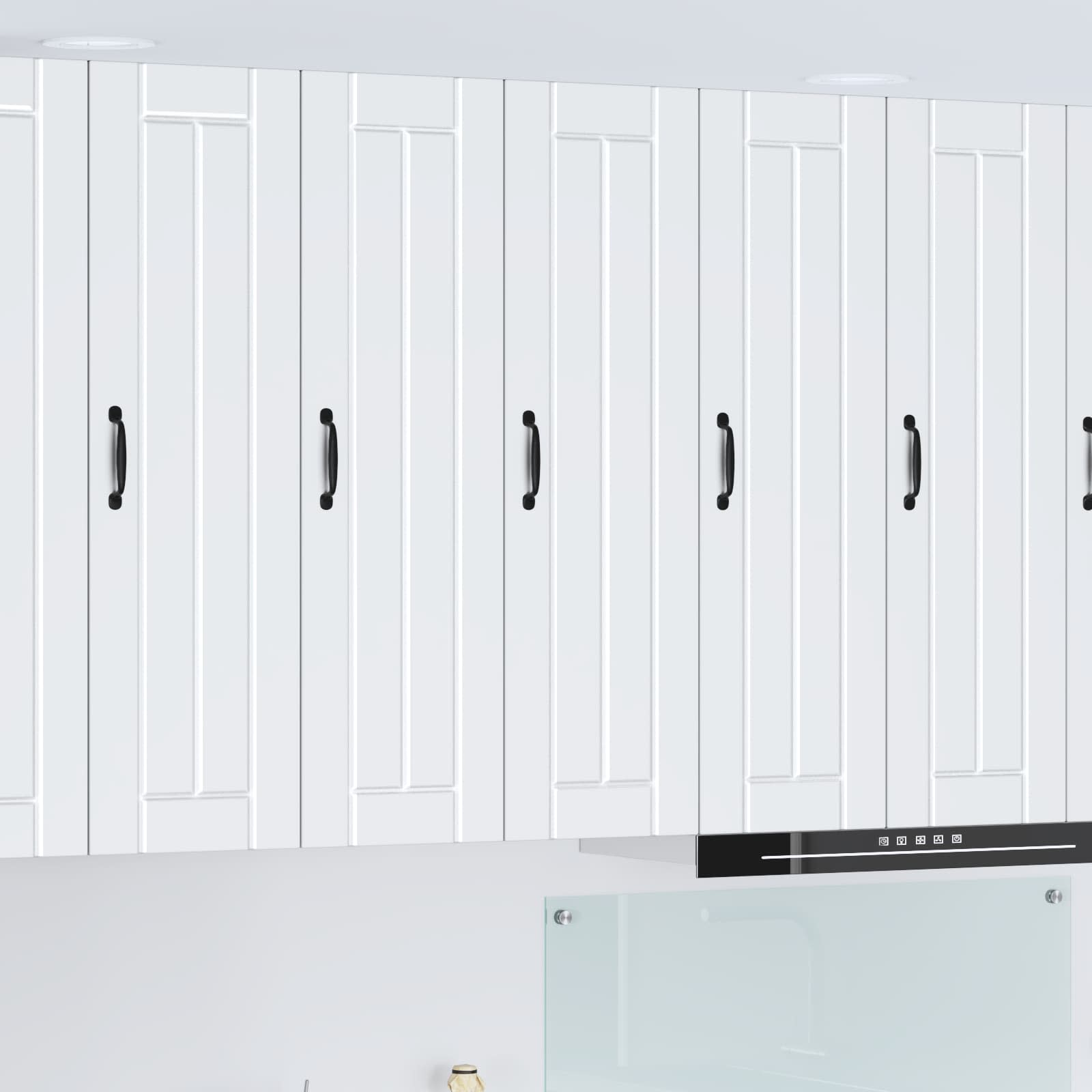 Wandschrank LUCCA Weiß 30 x 31 x 100 cm Holzwerkstoff