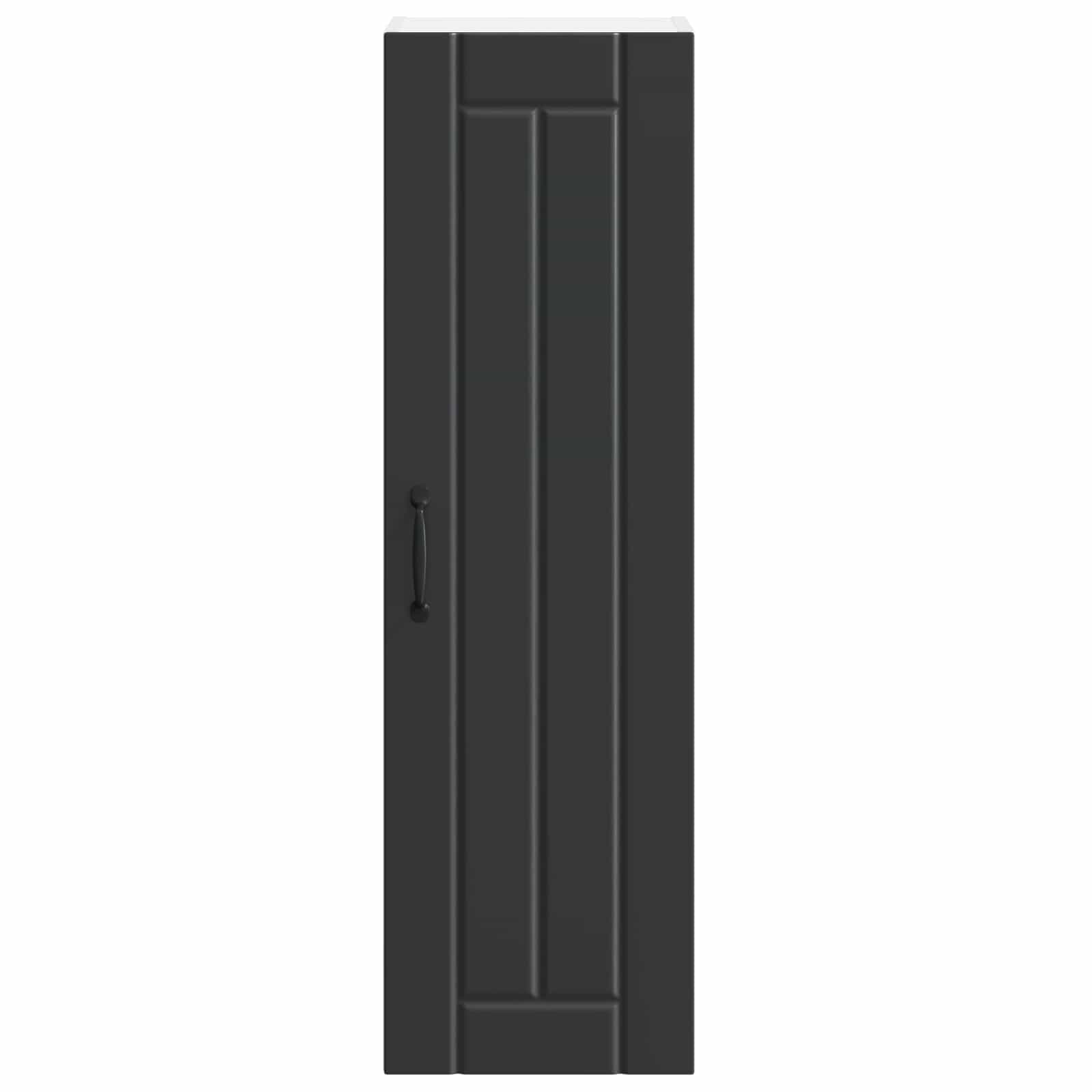 Wandschrank LUCCA Schwarz 30 x 31 x 100 cm Holzwerkstoff
