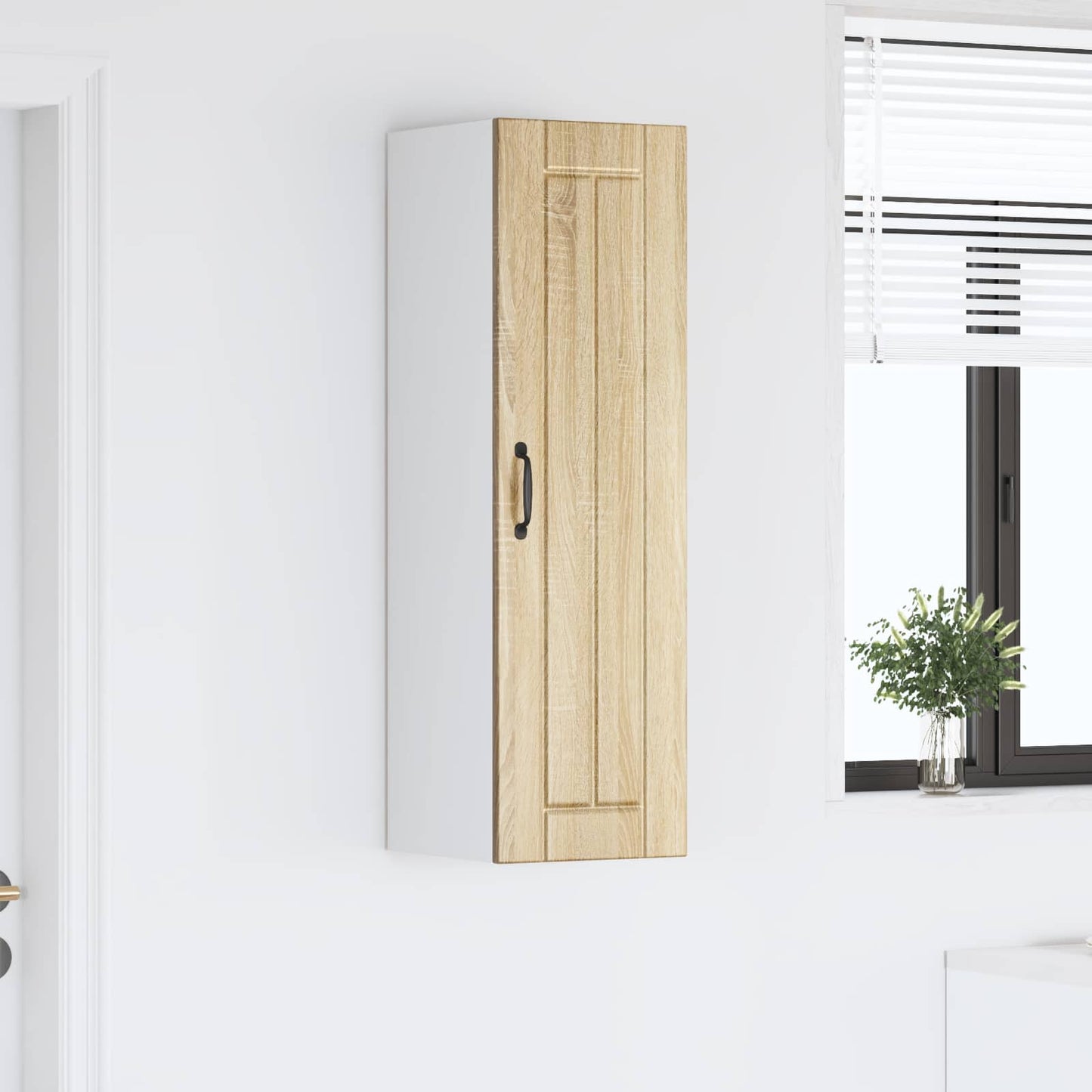 Wandschrank LUCCA Sonoma-Eiche 30 x 31 x 100 cm Holzwerkstoff