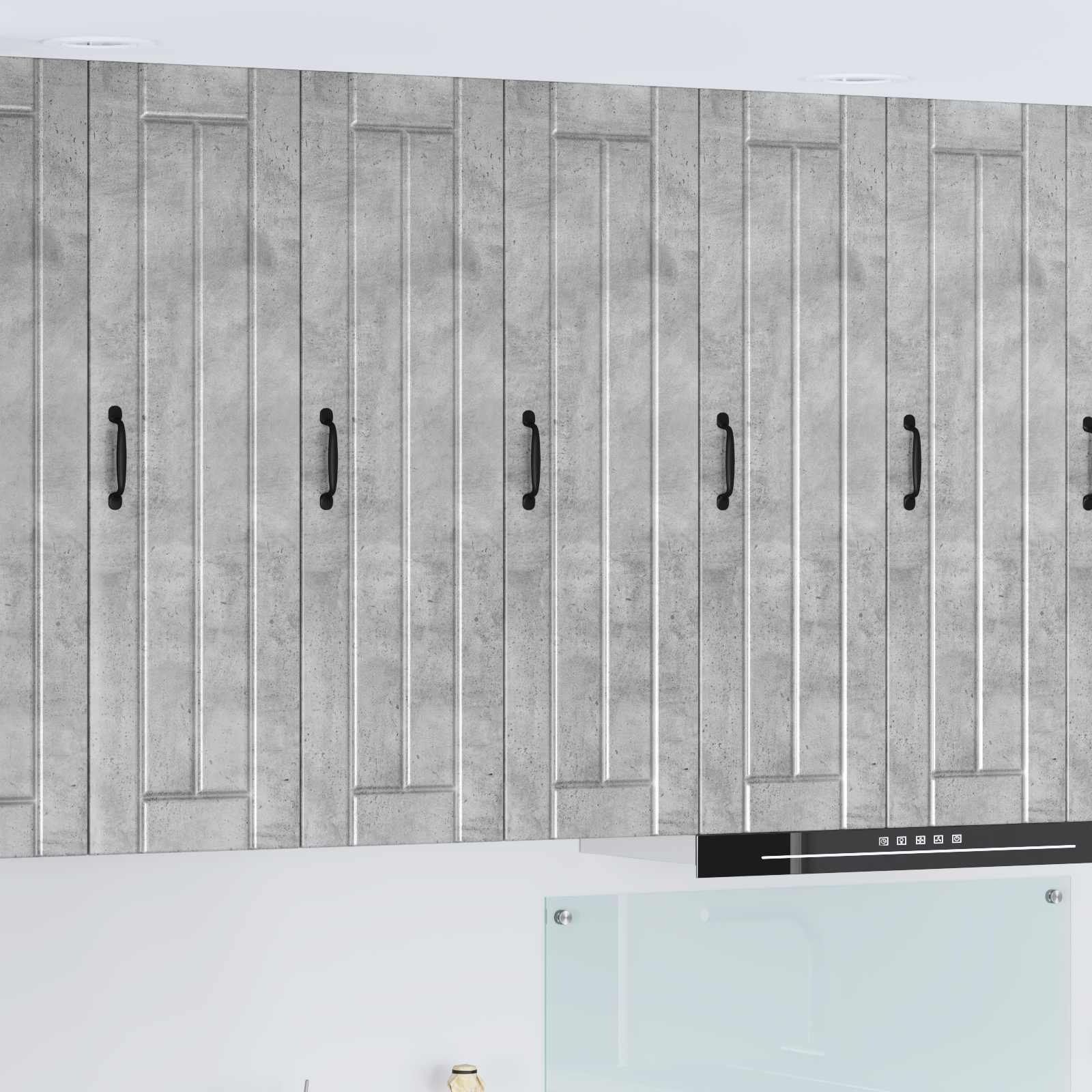 Wandschrank LUCCA Betongrau 30 x 31 x 100 cm Holzwerkstoff