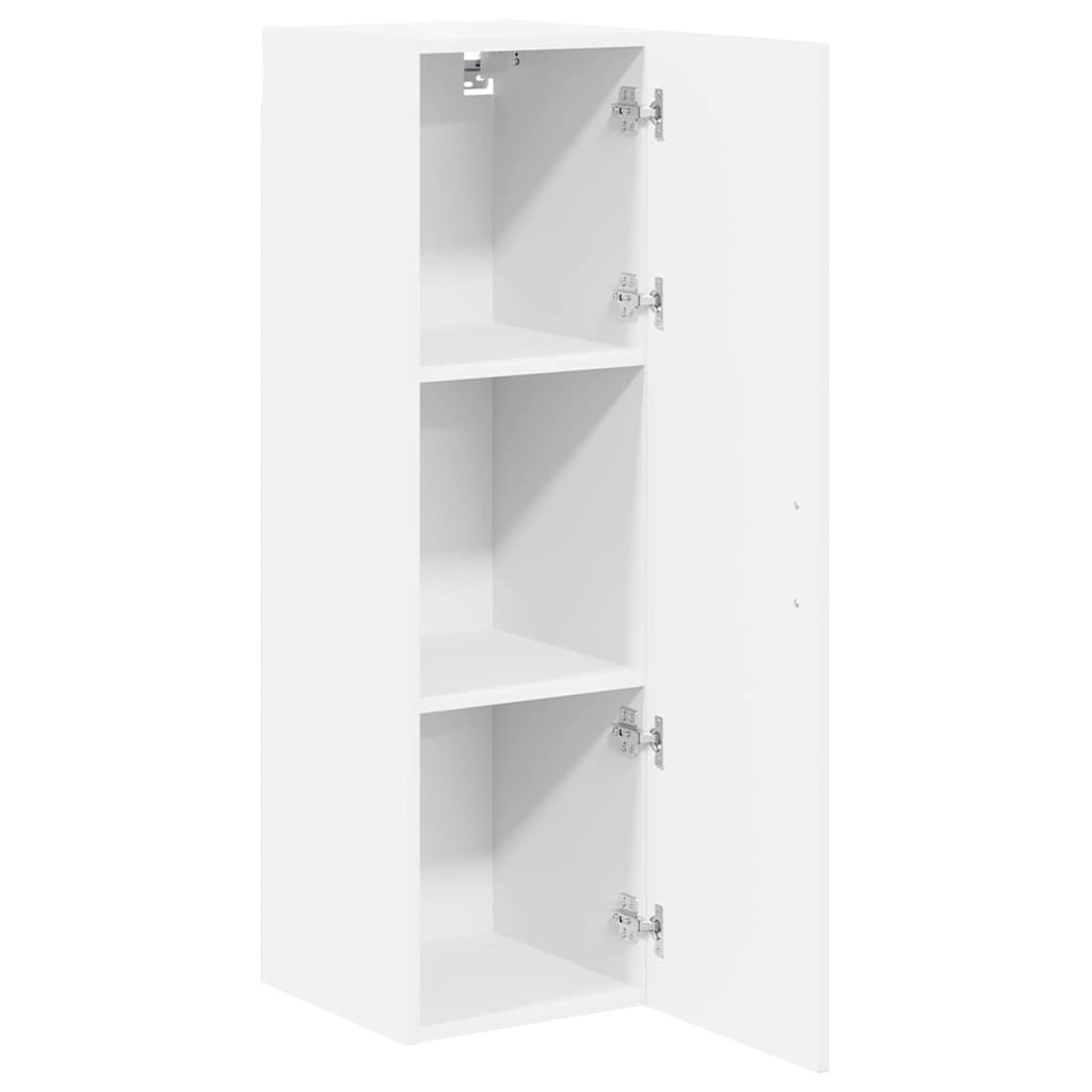Wandschrank LUCCA Hochglanz Weiß 30 x 31 x 100 cm Holzwerkstoff