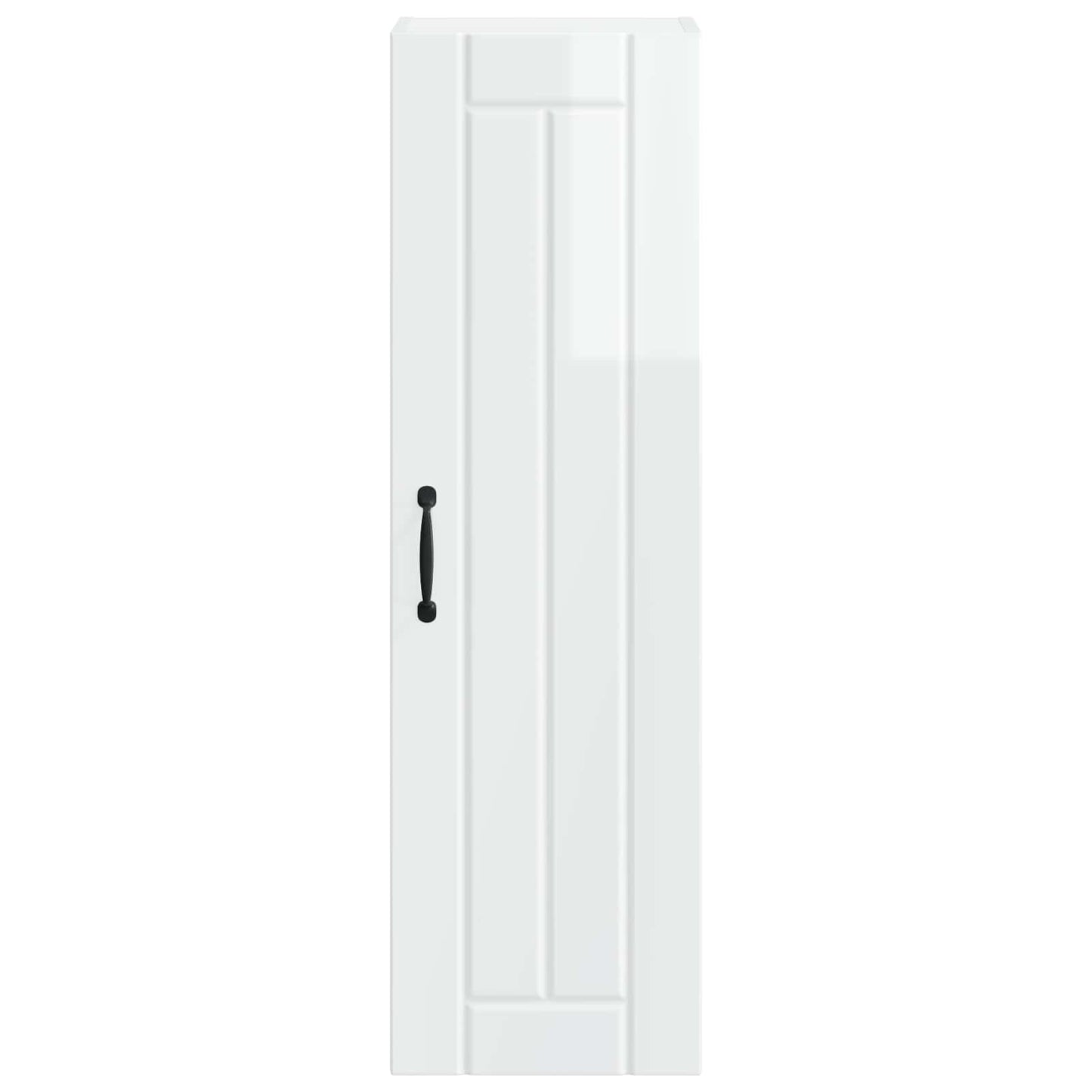 Wandschrank LUCCA Hochglanz Weiß 30 x 31 x 100 cm Holzwerkstoff