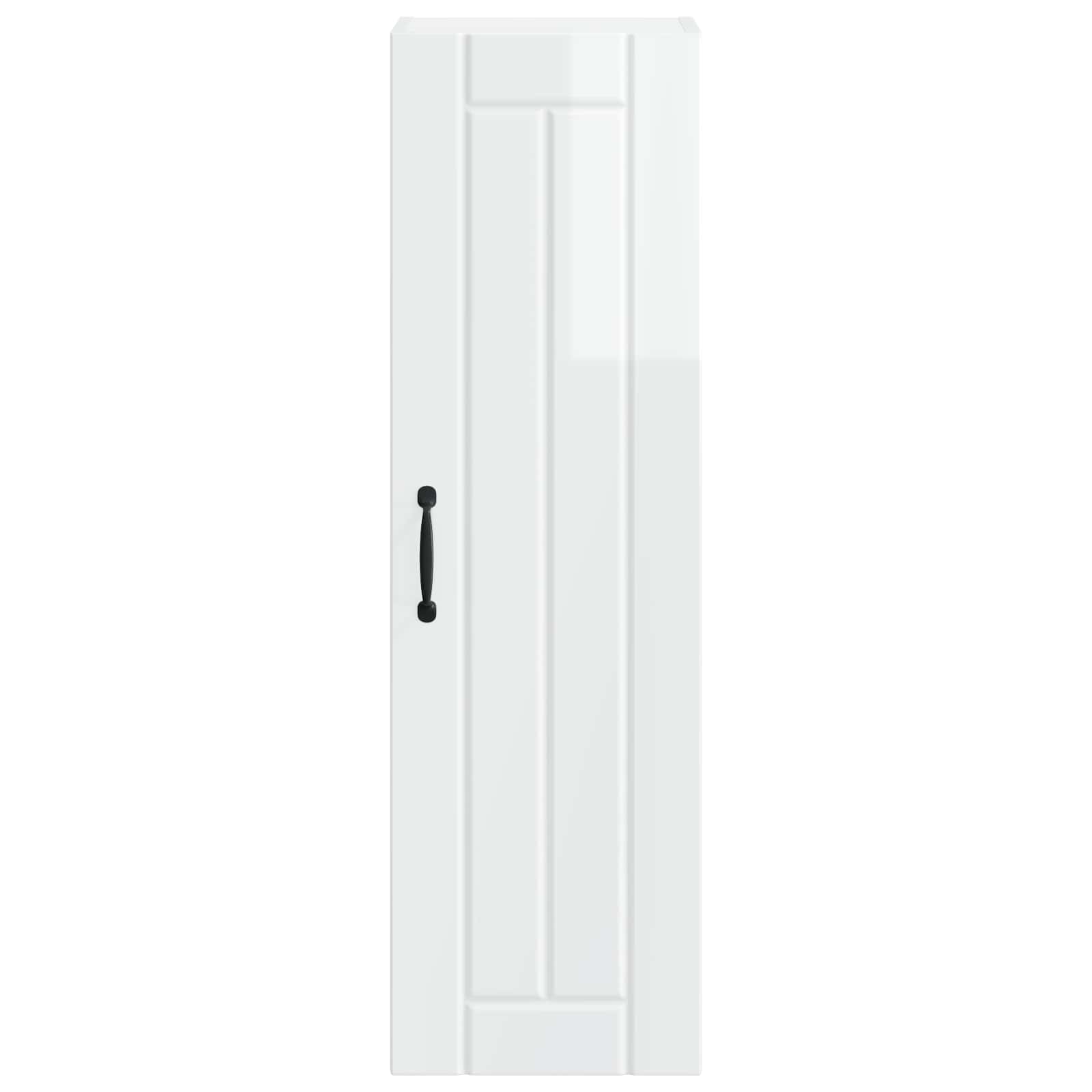 Wandschrank LUCCA Hochglanz Weiß 30 x 31 x 100 cm Holzwerkstoff