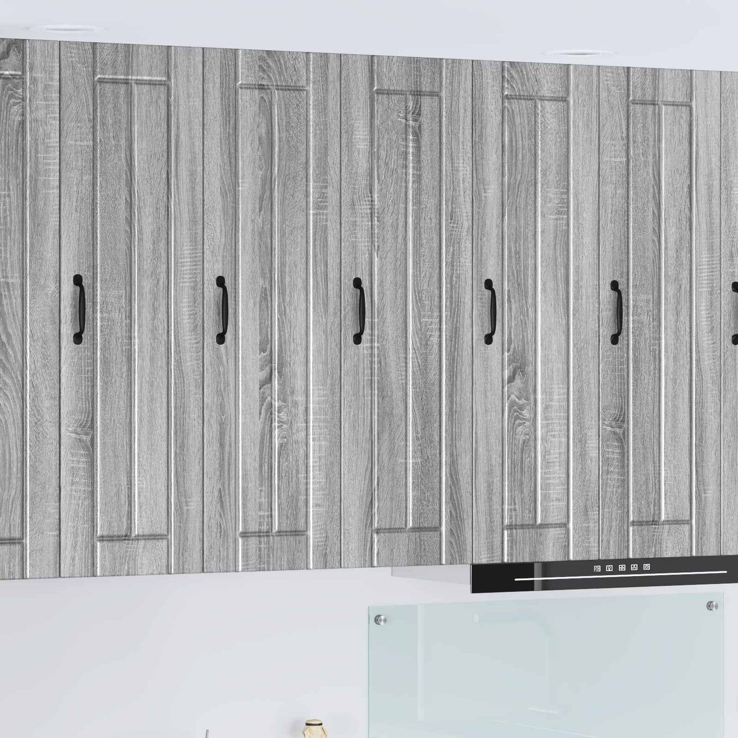 Wandschrank LUCCA Graues Sonoma 30 x 31 x 100 cm Holzwerkstoff