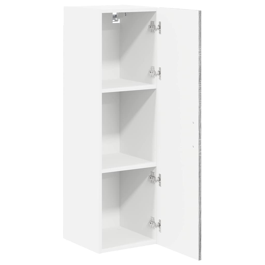 Wandschrank LUCCA Graues Sonoma 30 x 31 x 100 cm Holzwerkstoff