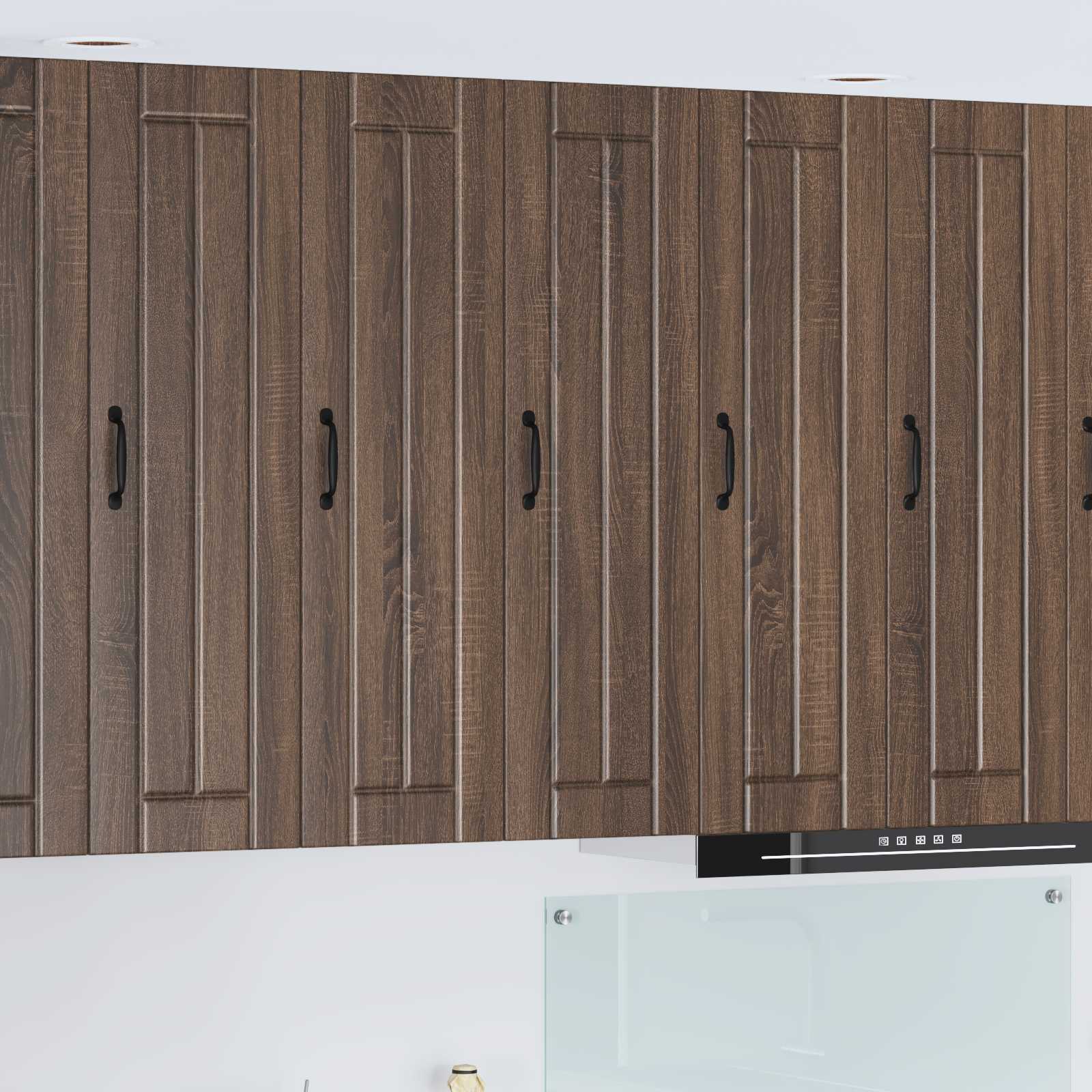 Wandschrank LUCCA Brauneiche 30 x 31 x 100 cm Holzwerkstoff