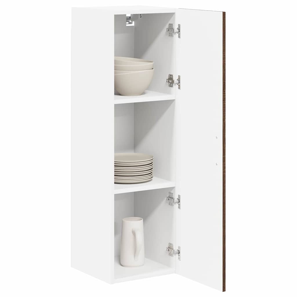 Wandschrank LUCCA Brauneiche 30 x 31 x 100 cm Holzwerkstoff