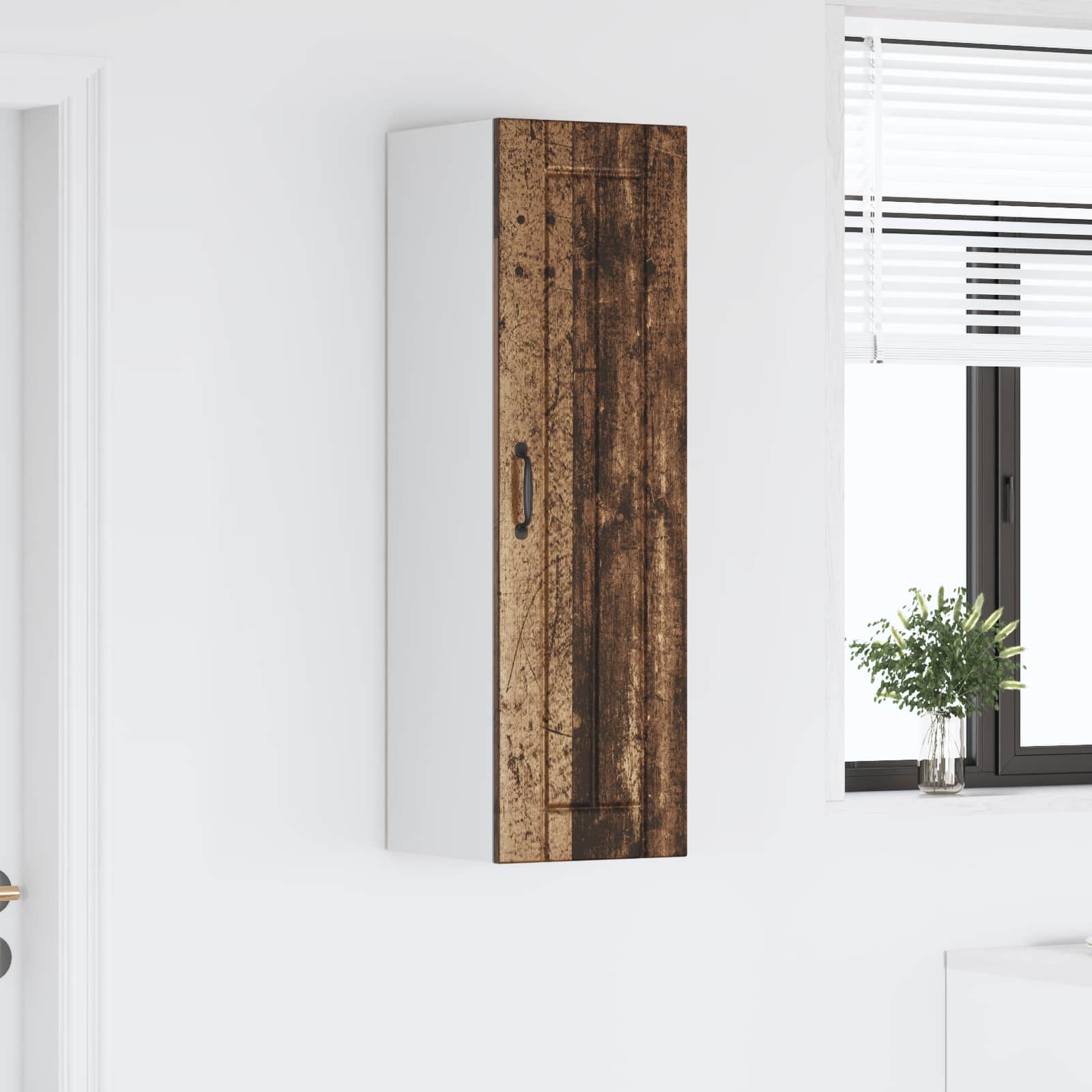 Wandschrank LUCCA Altholz 30 x 31 x 100 cm Holzwerkstoff