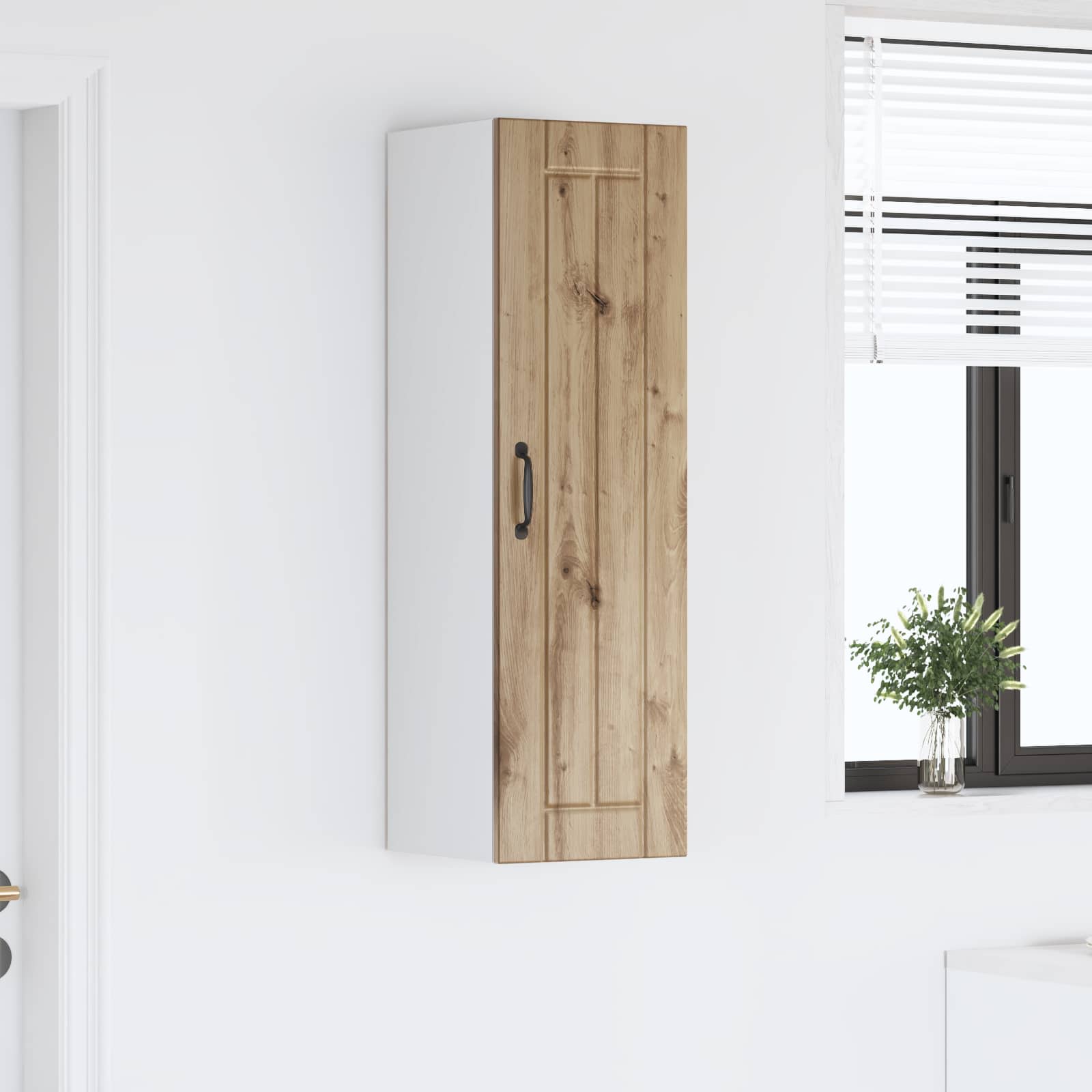 Wandschrank LUCCA Artisan-Eiche 30 x 31 x 100 cm Holzwerkstoff
