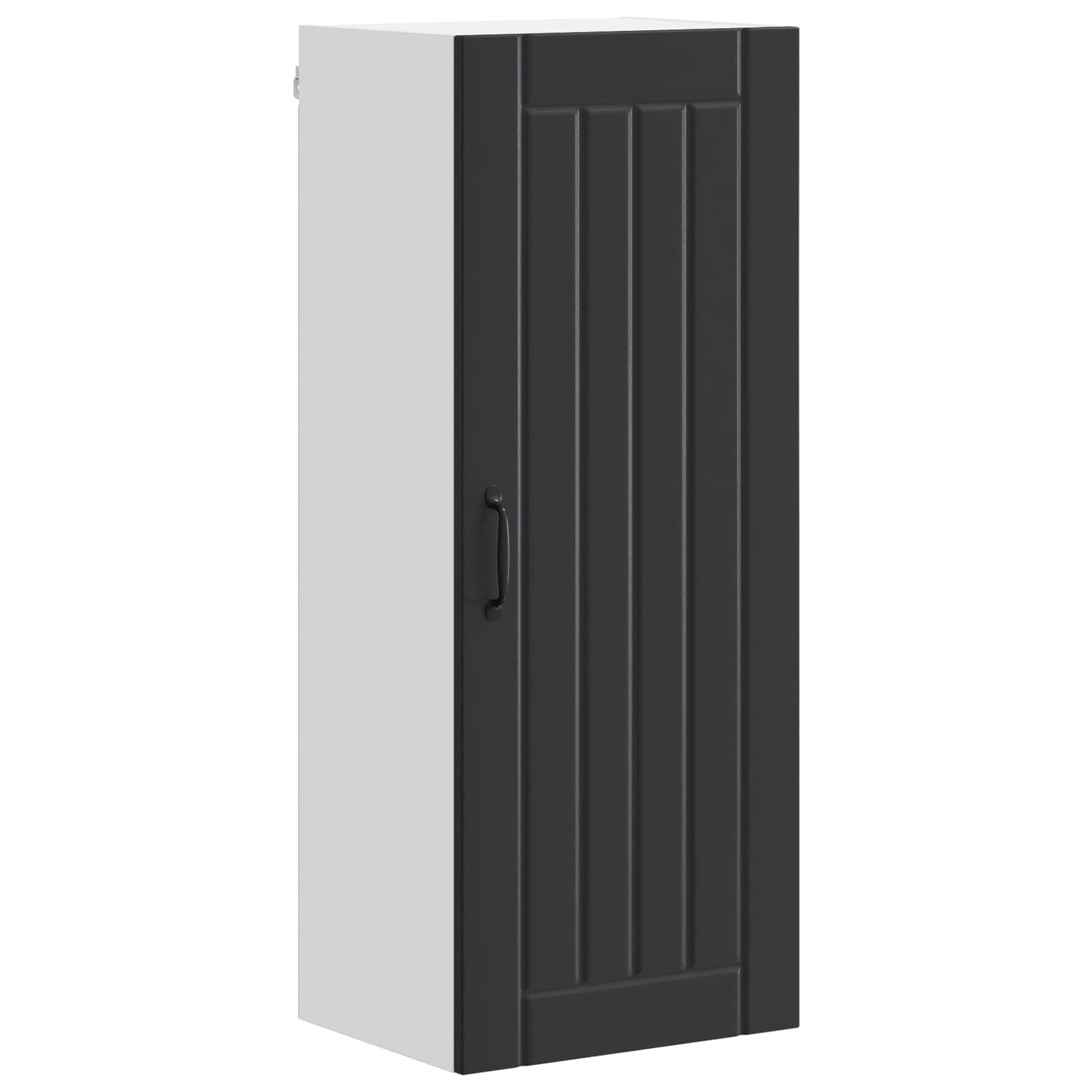 Wandschrank LUCCA Schwarz 40 x 31 x 100 cm Holzwerkstoff