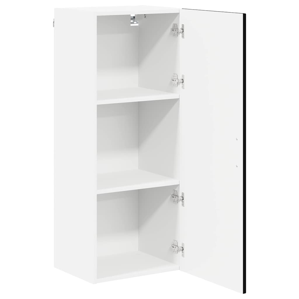 Wandschrank LUCCA Schwarz 40 x 31 x 100 cm Holzwerkstoff