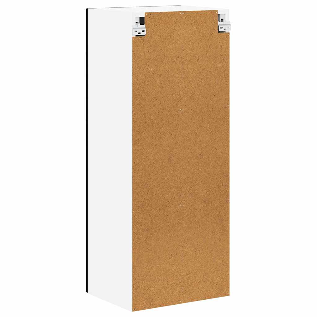 Wandschrank LUCCA Schwarz 40 x 31 x 100 cm Holzwerkstoff