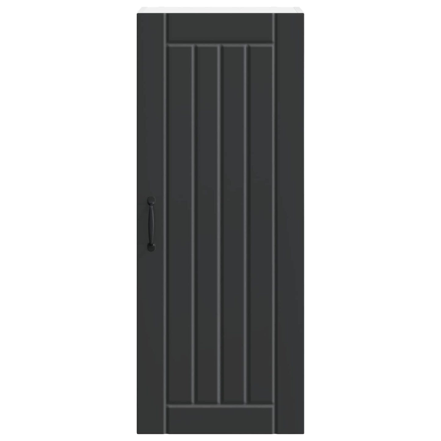 Wandschrank LUCCA Schwarz 40 x 31 x 100 cm Holzwerkstoff