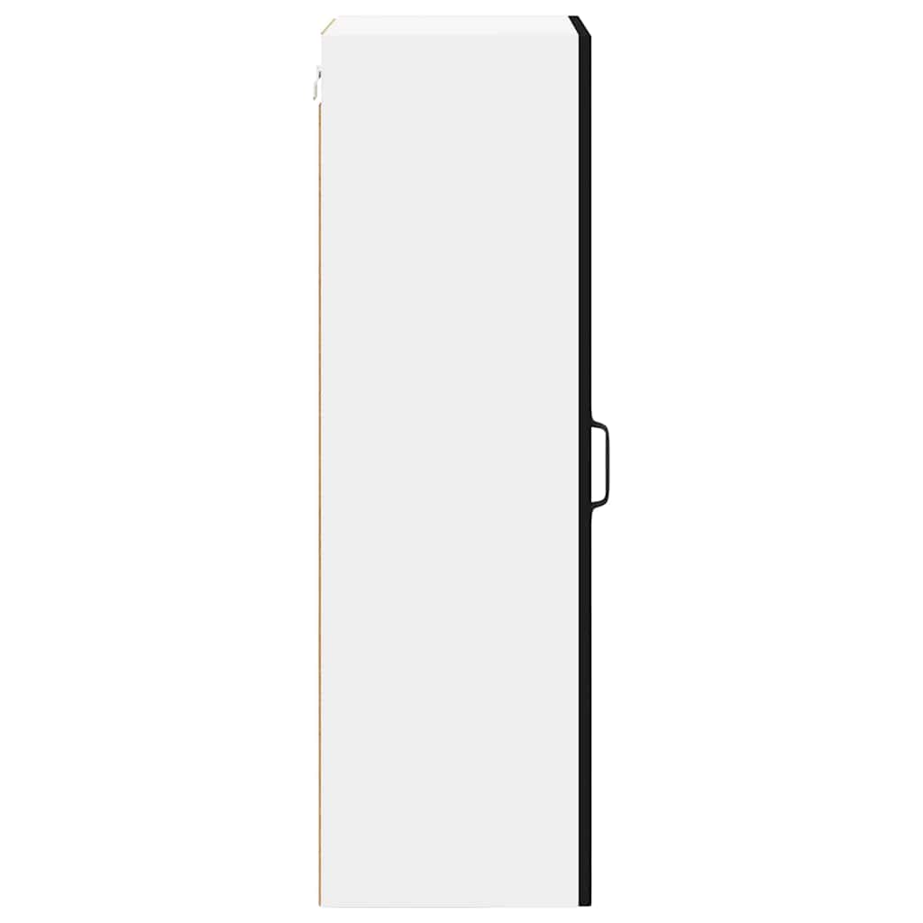 Wandschrank LUCCA Schwarz 40 x 31 x 100 cm Holzwerkstoff