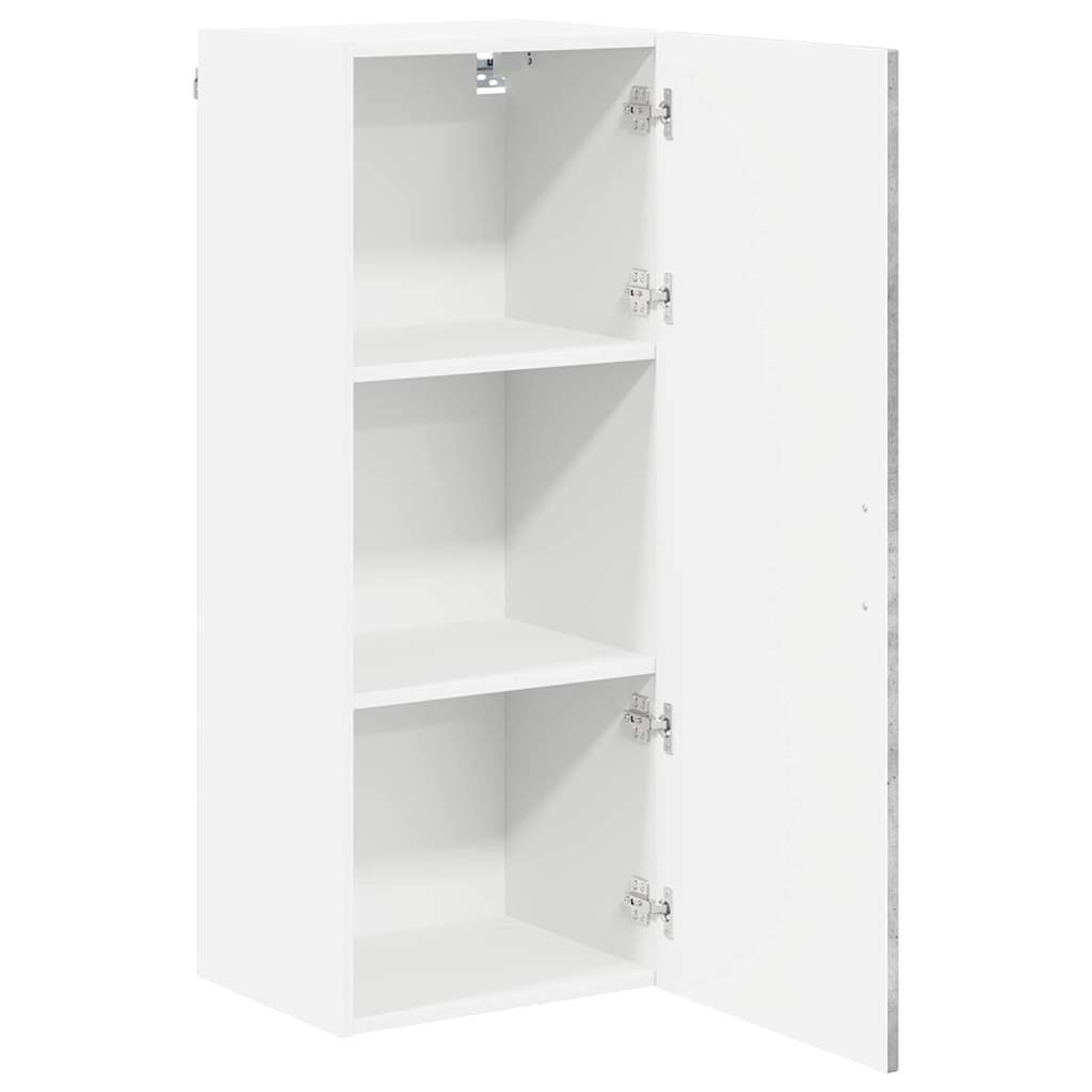 Wandschrank LUCCA Betongrau 40 x 31 x 100 cm Holzwerkstoff