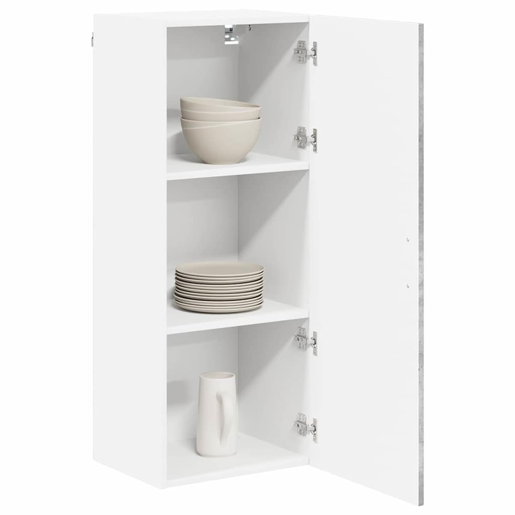 Wandschrank LUCCA Betongrau 40 x 31 x 100 cm Holzwerkstoff