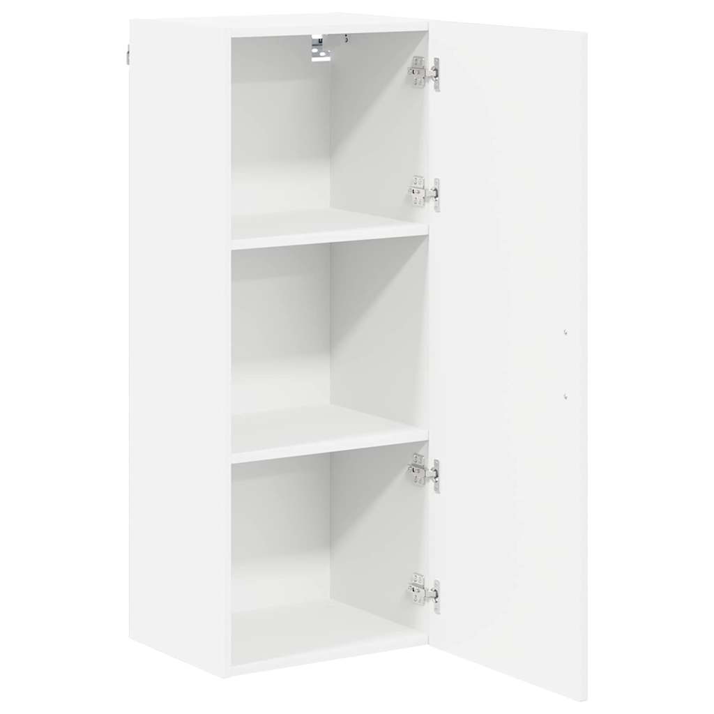 Wandschrank LUCCA Hochglanz Weiß 40 x 31 x 100 cm Holzwerkstoff