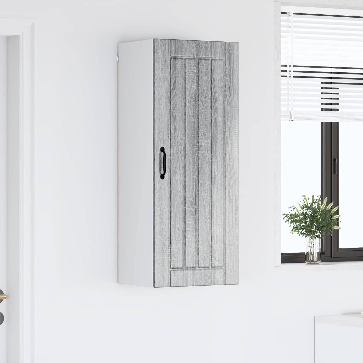 Wandschrank LUCCA Graues Sonoma 40 x 31 x 100 cm Holzwerkstoff