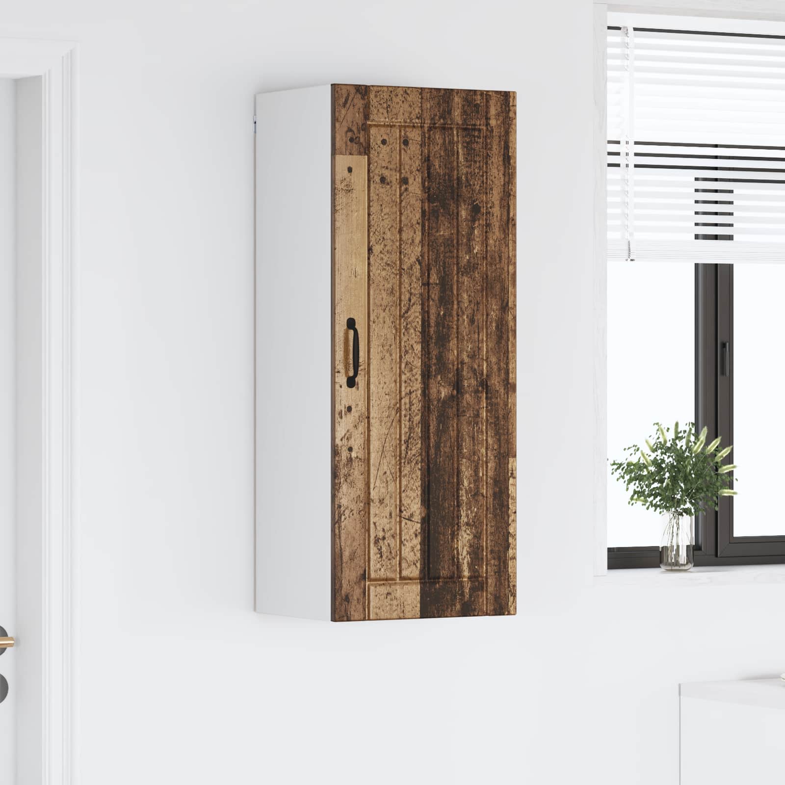 Wandschrank LUCCA Altholz 40 x 31 x 100 cm Holzwerkstoff