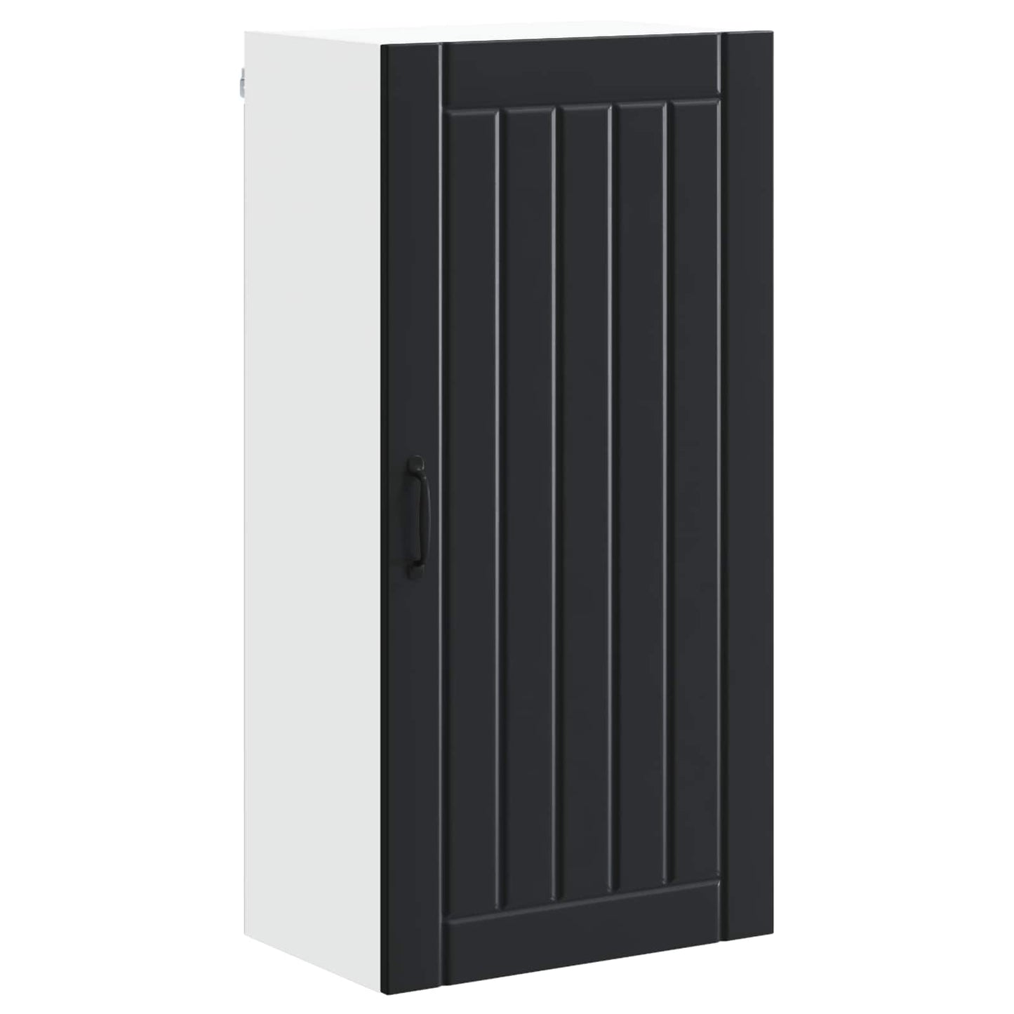 Wandschrank LUCCA Schwarz 50 x 31 x 100 cm Holzwerkstoff