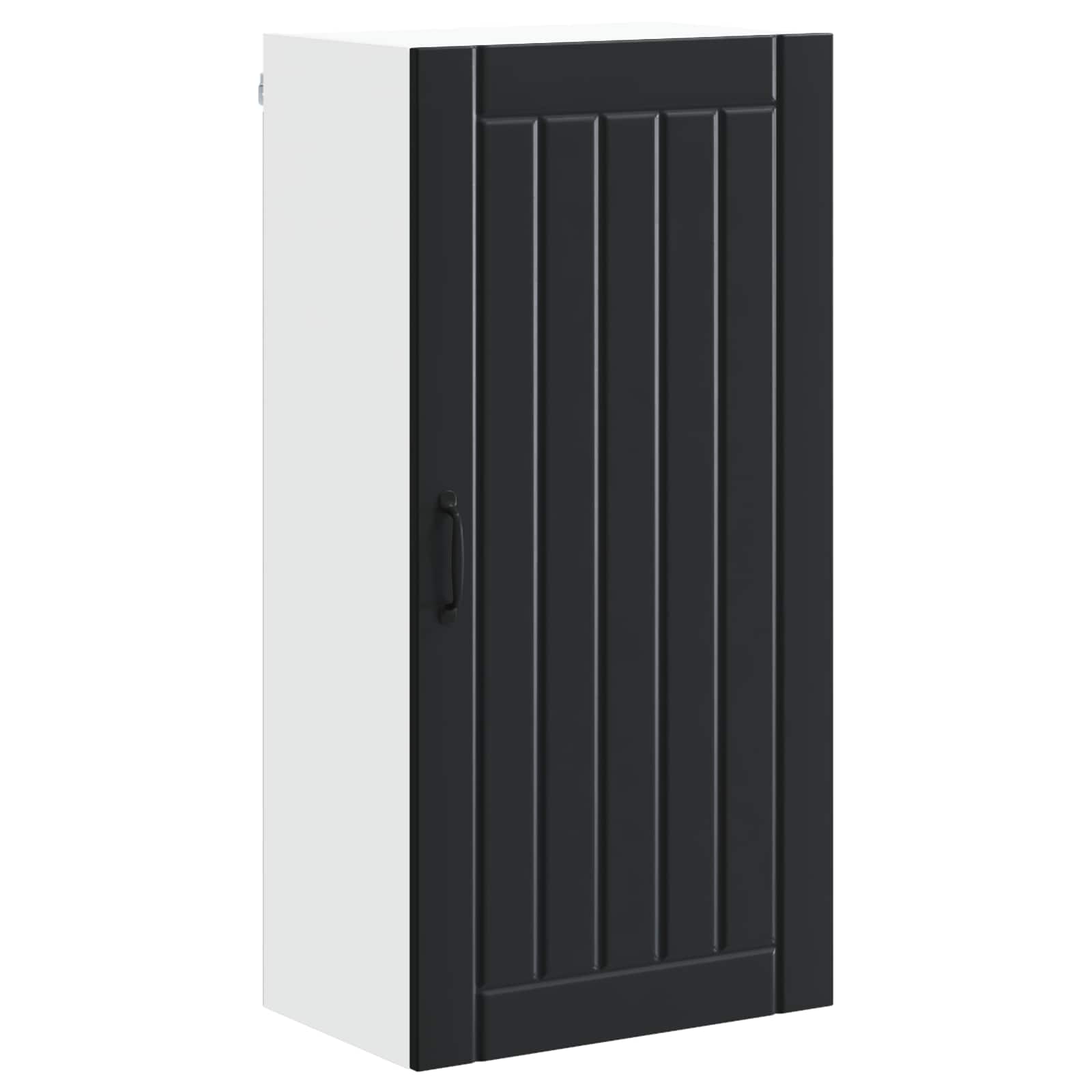 Wandschrank LUCCA Schwarz 50 x 31 x 100 cm Holzwerkstoff
