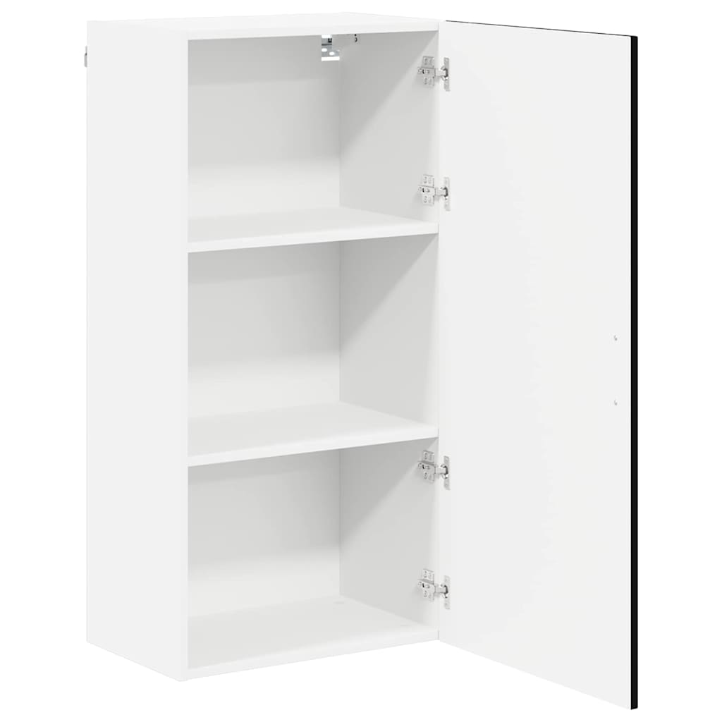 Wandschrank LUCCA Schwarz 50 x 31 x 100 cm Holzwerkstoff