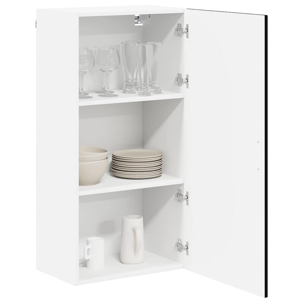 Wandschrank LUCCA Schwarz 50 x 31 x 100 cm Holzwerkstoff