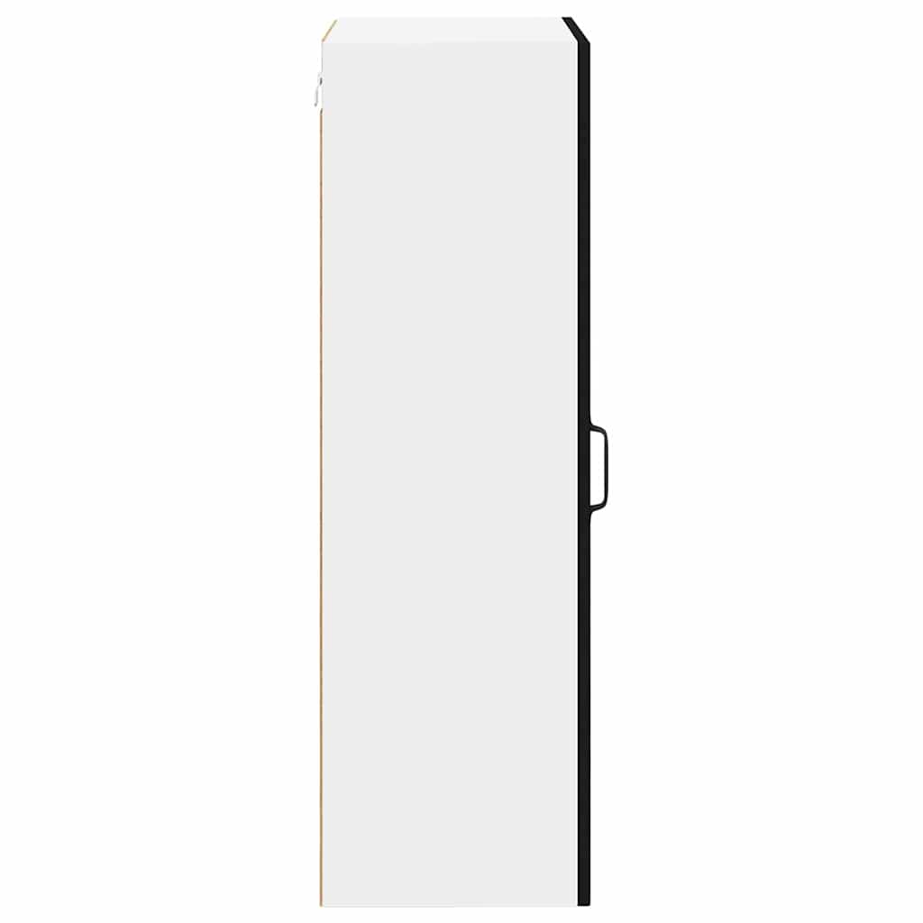 Wandschrank LUCCA Schwarz 50 x 31 x 100 cm Holzwerkstoff